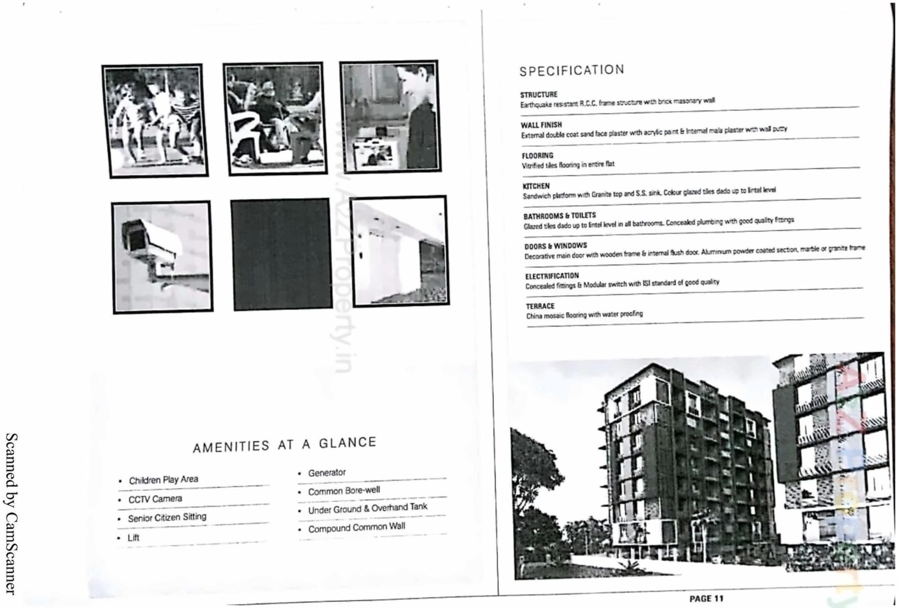  of real estate project Fortune Height located at Hanspura, Ahmedabad, Gujarat