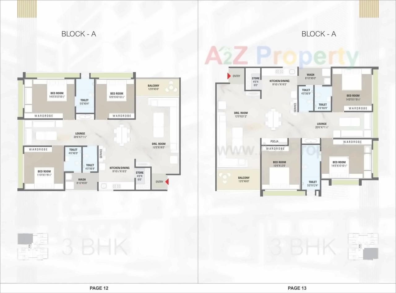 Layout of real estate project Fortune Rhythm located at Hanspura, Ahmedabad, Gujarat