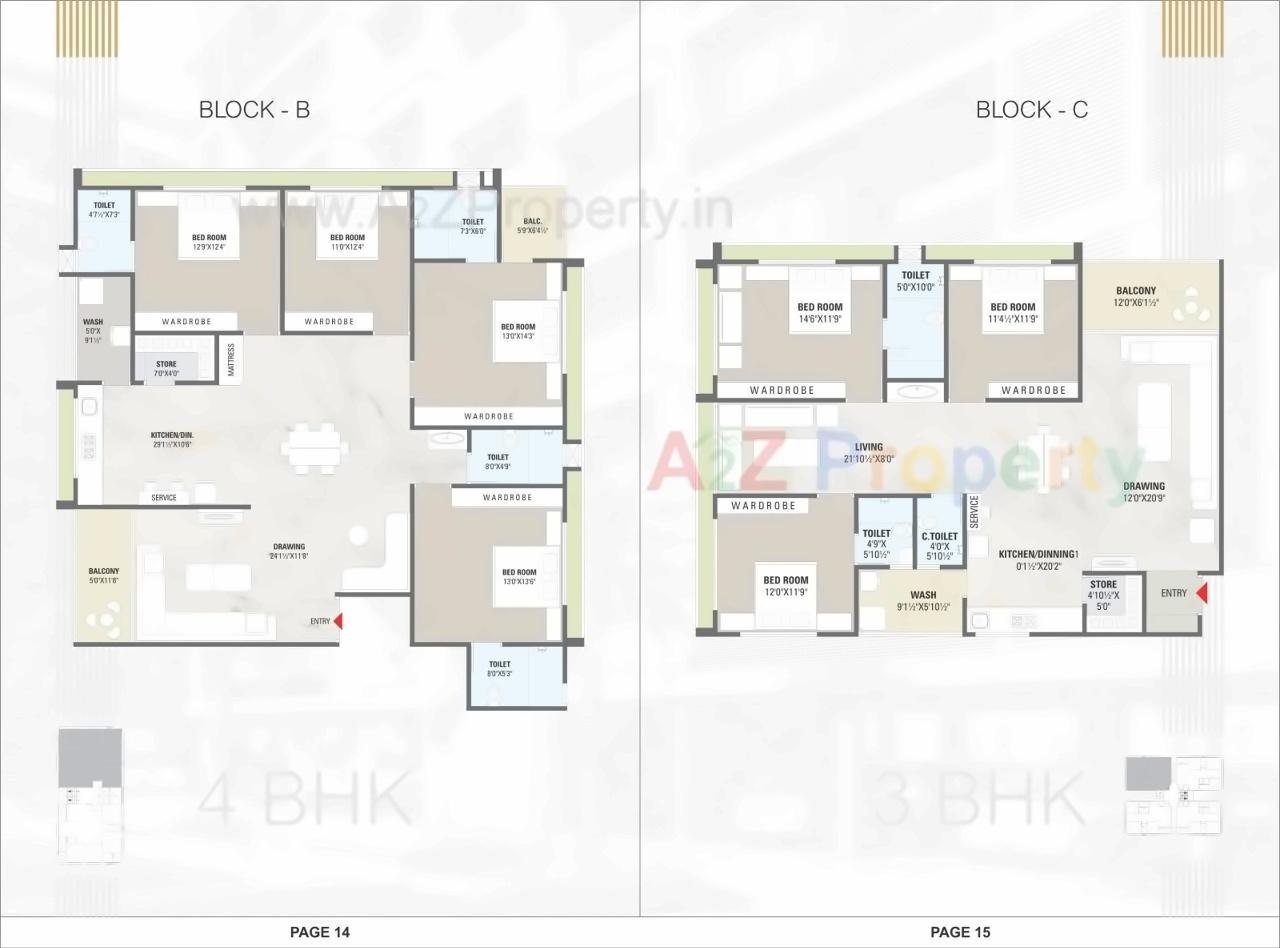 Layout of real estate project Fortune Rhythm located at Hanspura, Ahmedabad, Gujarat