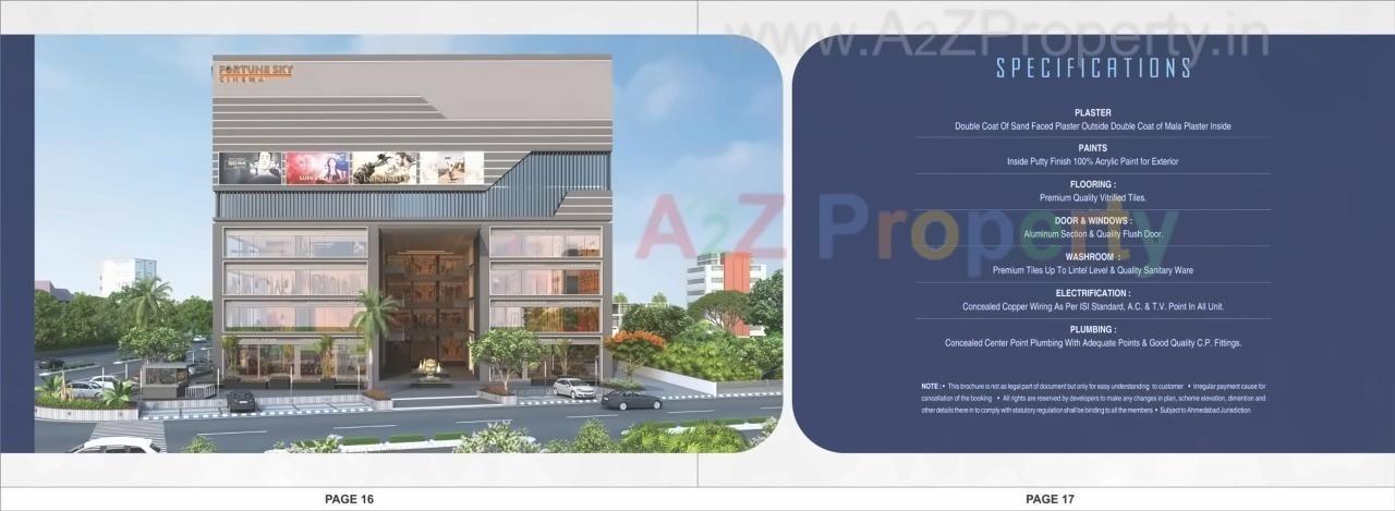  of real estate project Fortune Sky located at Nikol, Ahmedabad, Gujarat