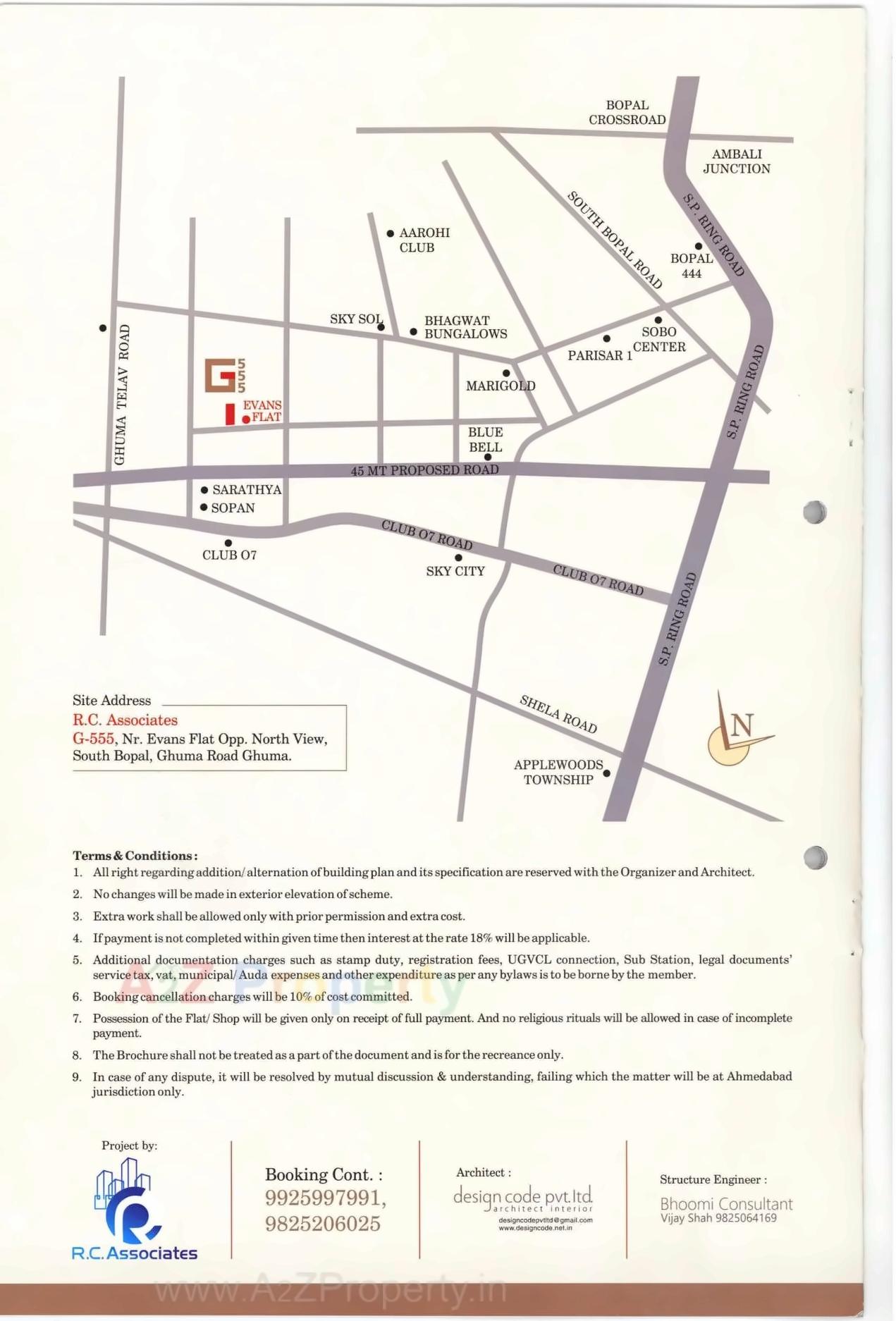  of real estate project G5 located at Ghuma, Ahmedabad, Gujarat