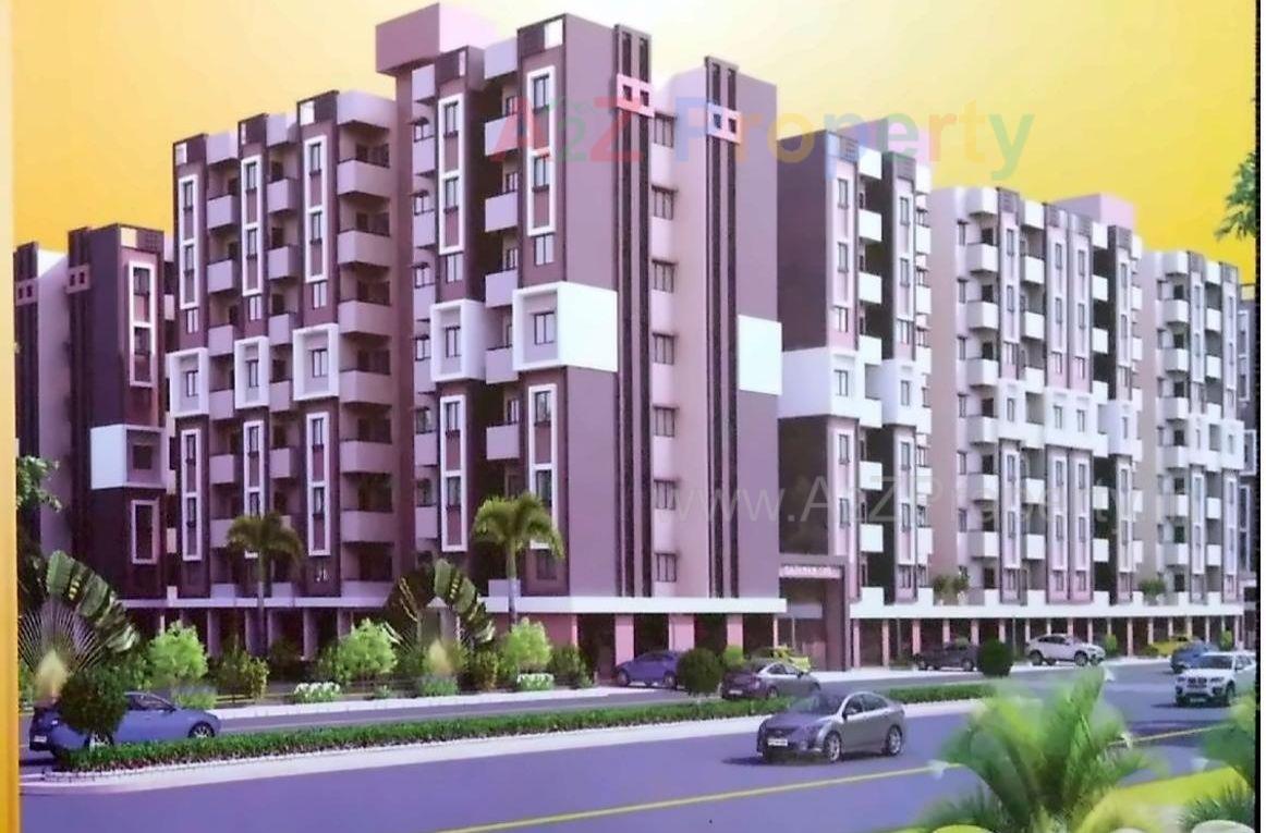 3D Elevation of real estate project Gajanan 1 located at Vastral, Ahmedabad, Gujarat