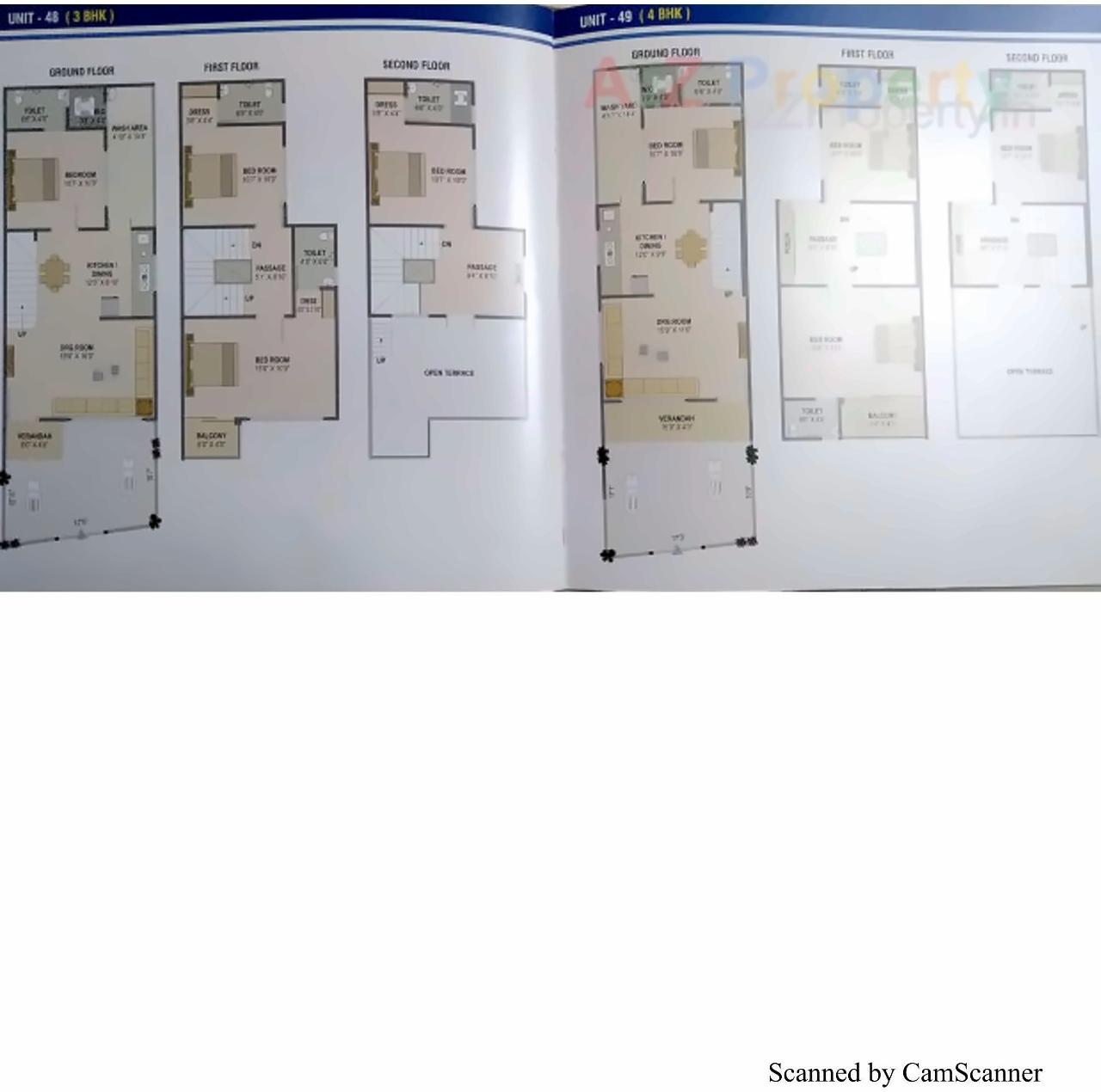 Layout of real estate project Gajanan located at Vatva, Ahmedabad, Gujarat