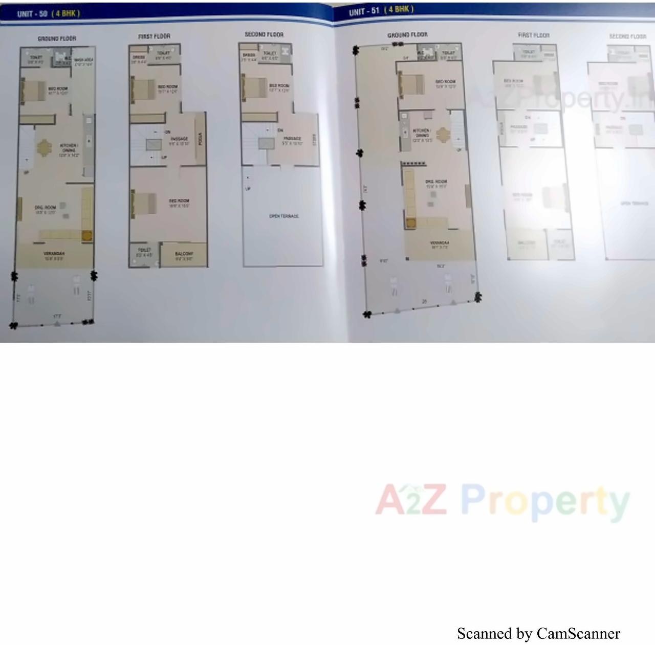 Layout of real estate project Gajanan located at Vatva, Ahmedabad, Gujarat