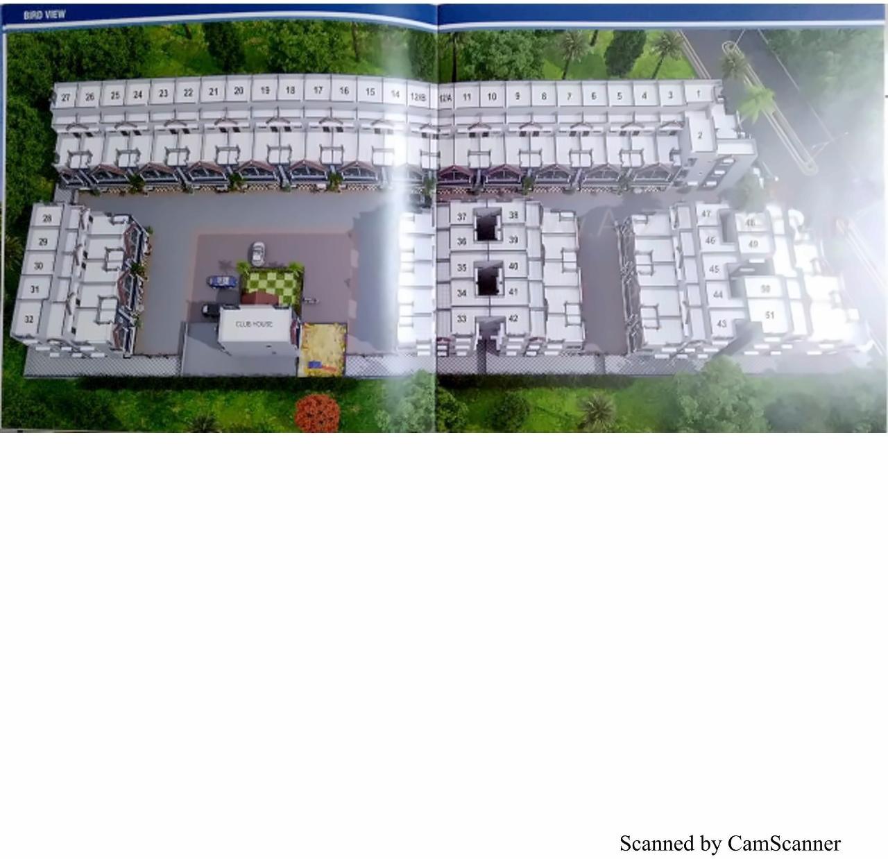 Layout of real estate project Gajanan located at Vatva, Ahmedabad, Gujarat
