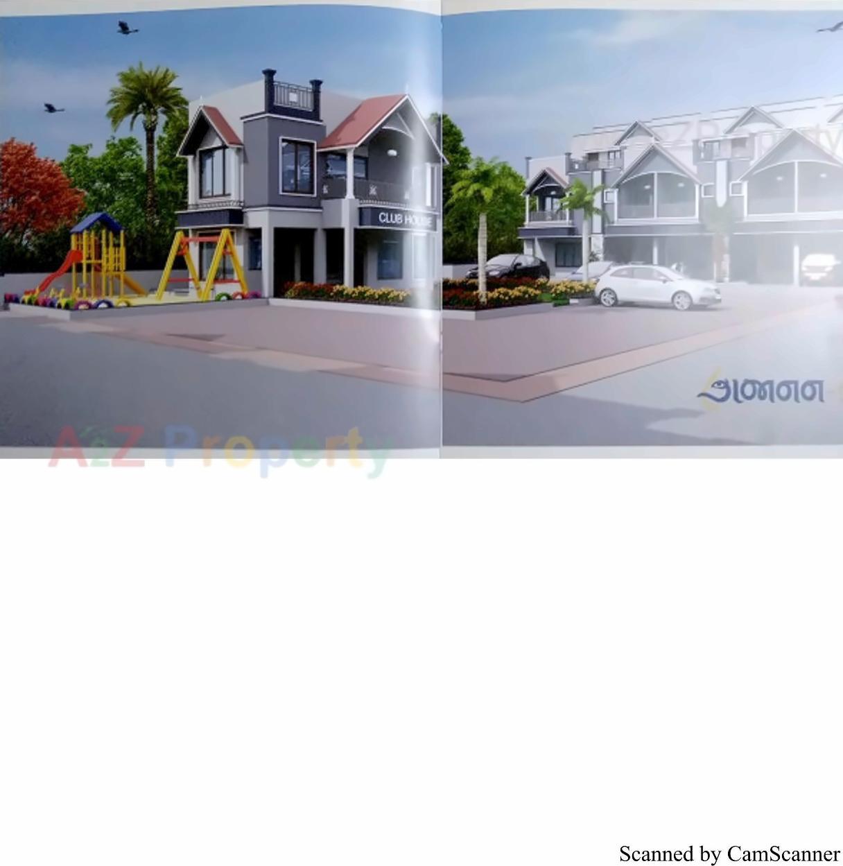 3D Elevation of real estate project Gajanan located at Vatva, Ahmedabad, Gujarat