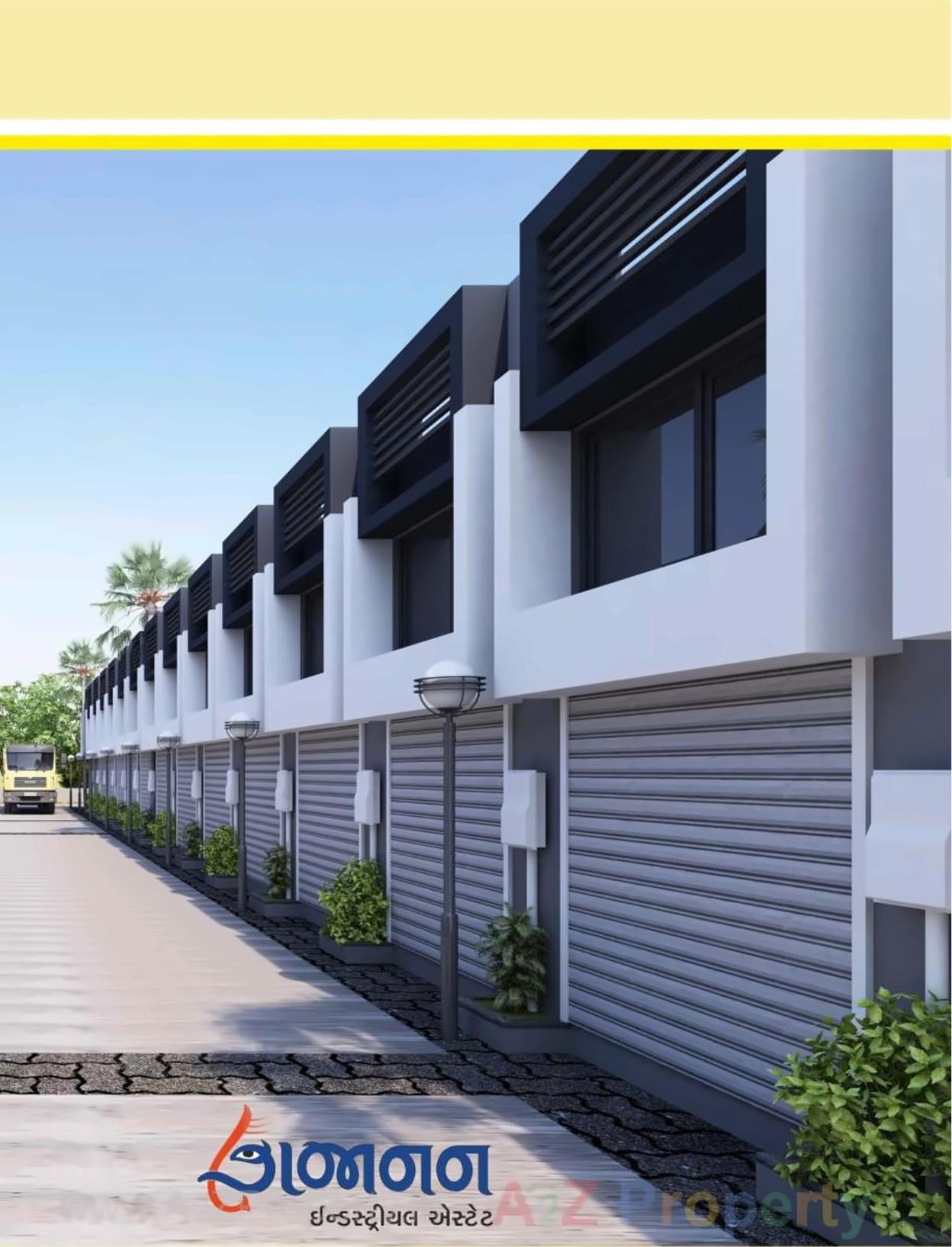 3D Elevation of real estate project Gajanan Industrial Estate located at Hathijan, Ahmedabad, Gujarat