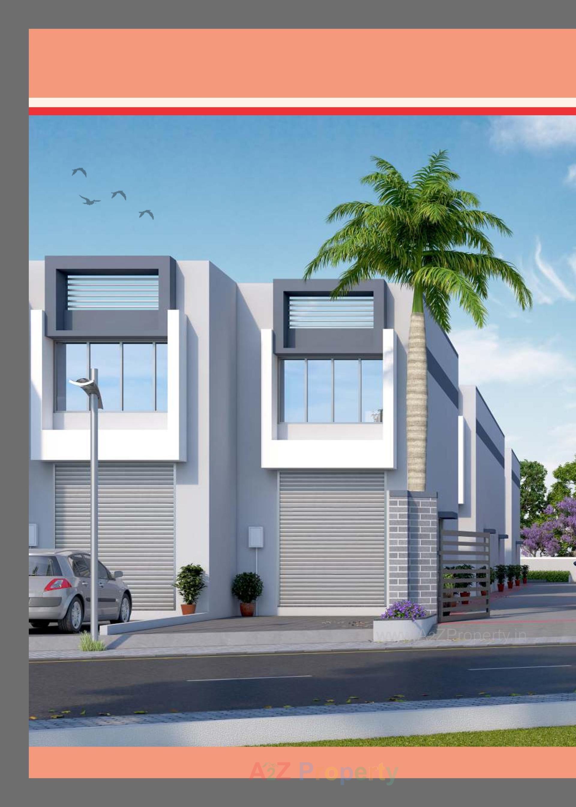 3D Elevation of real estate project Gajanan Industrial Hub located at Ahmedabad, Ahmedabad, Gujarat
