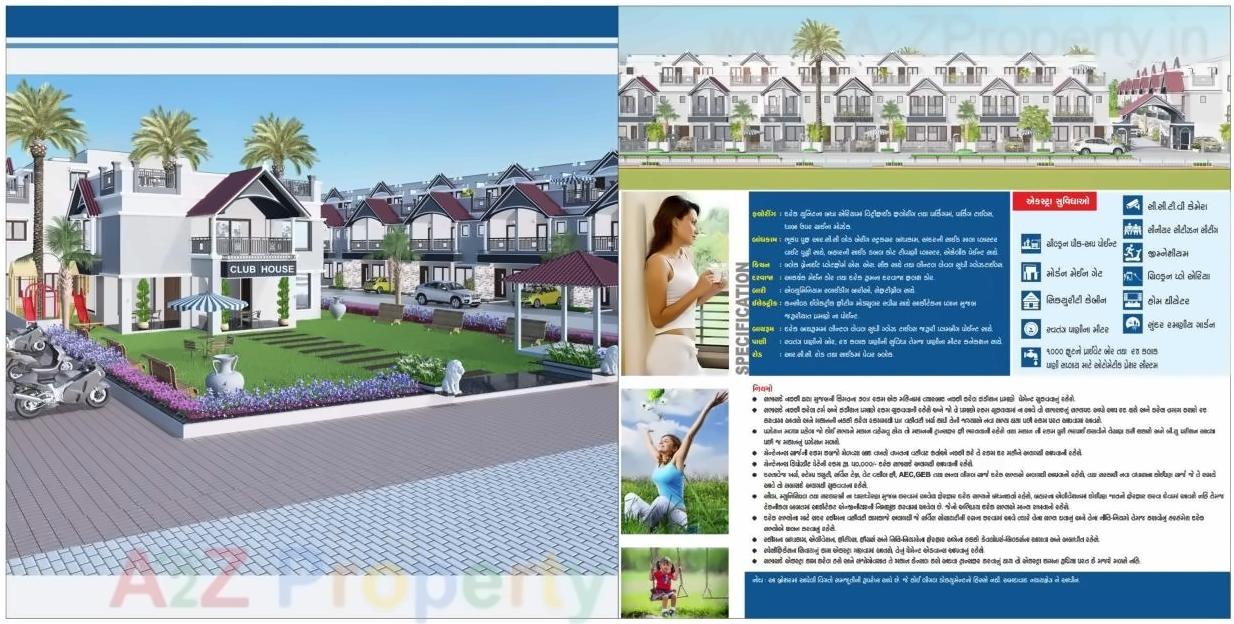  of real estate project Gajanan Villa located at Hanspura, Ahmedabad, Gujarat