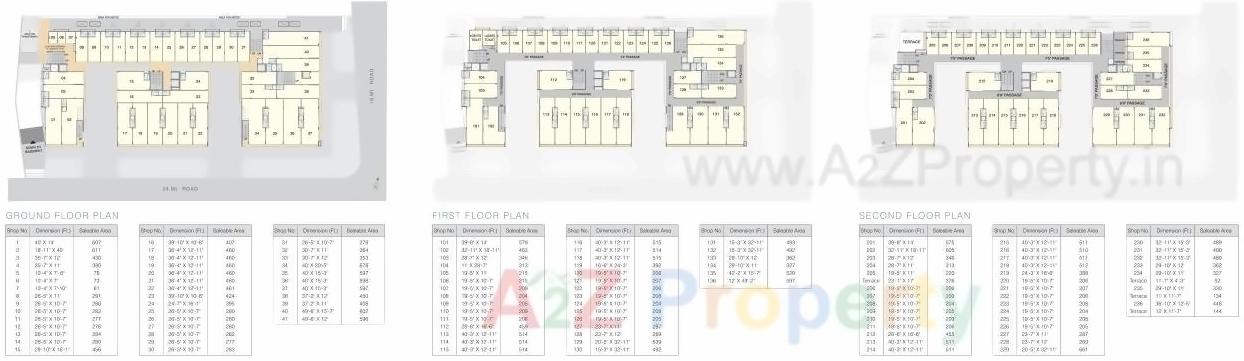 Layout of real estate project Gala Magnus located at Ahmedabad, Ahmedabad, Gujarat
