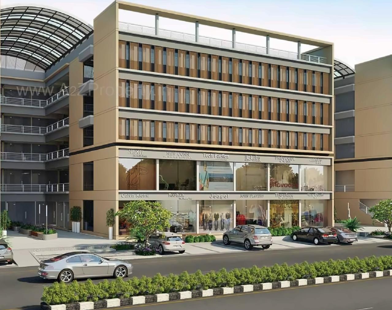 3D Elevation of real estate project Gala Magnus located at Ahmedabad, Ahmedabad, Gujarat