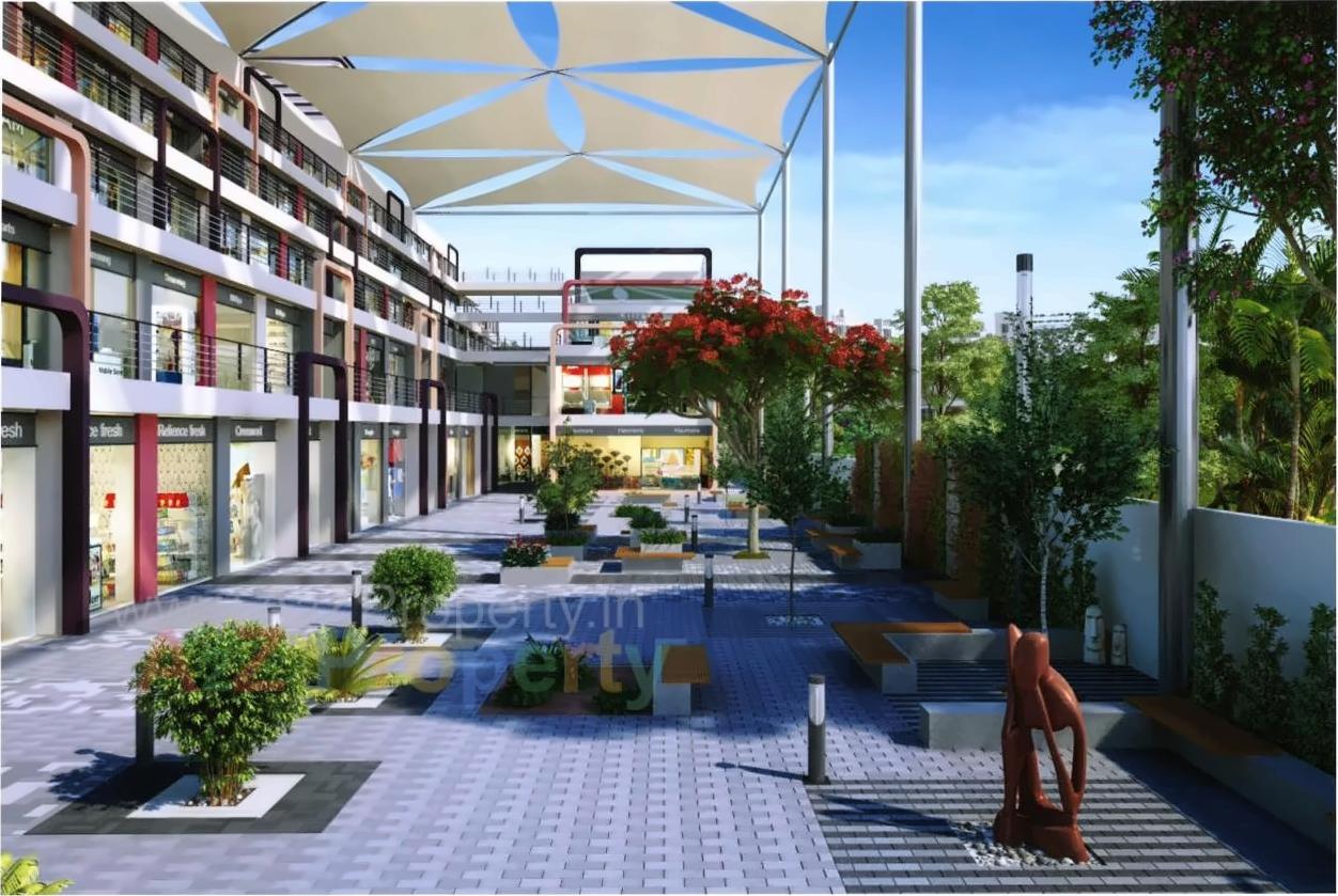 3D Elevation of real estate project Gamara Capital located at Bopal, Ahmedabad, Gujarat