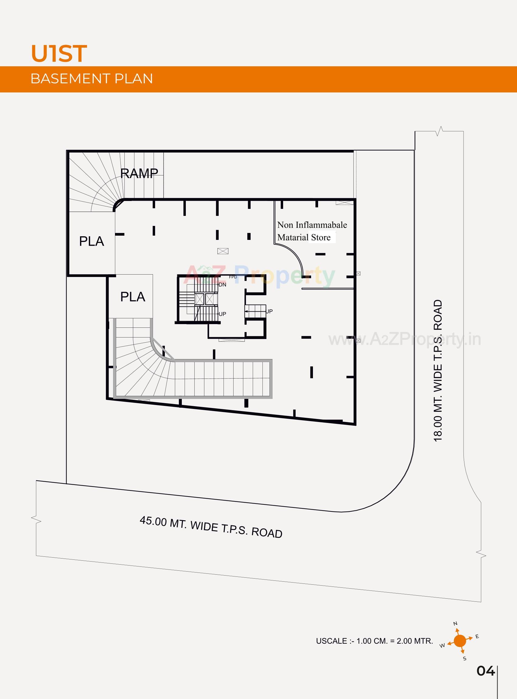 Layout of real estate project Gamara Exotica located at Ghuma, Ahmedabad, Gujarat