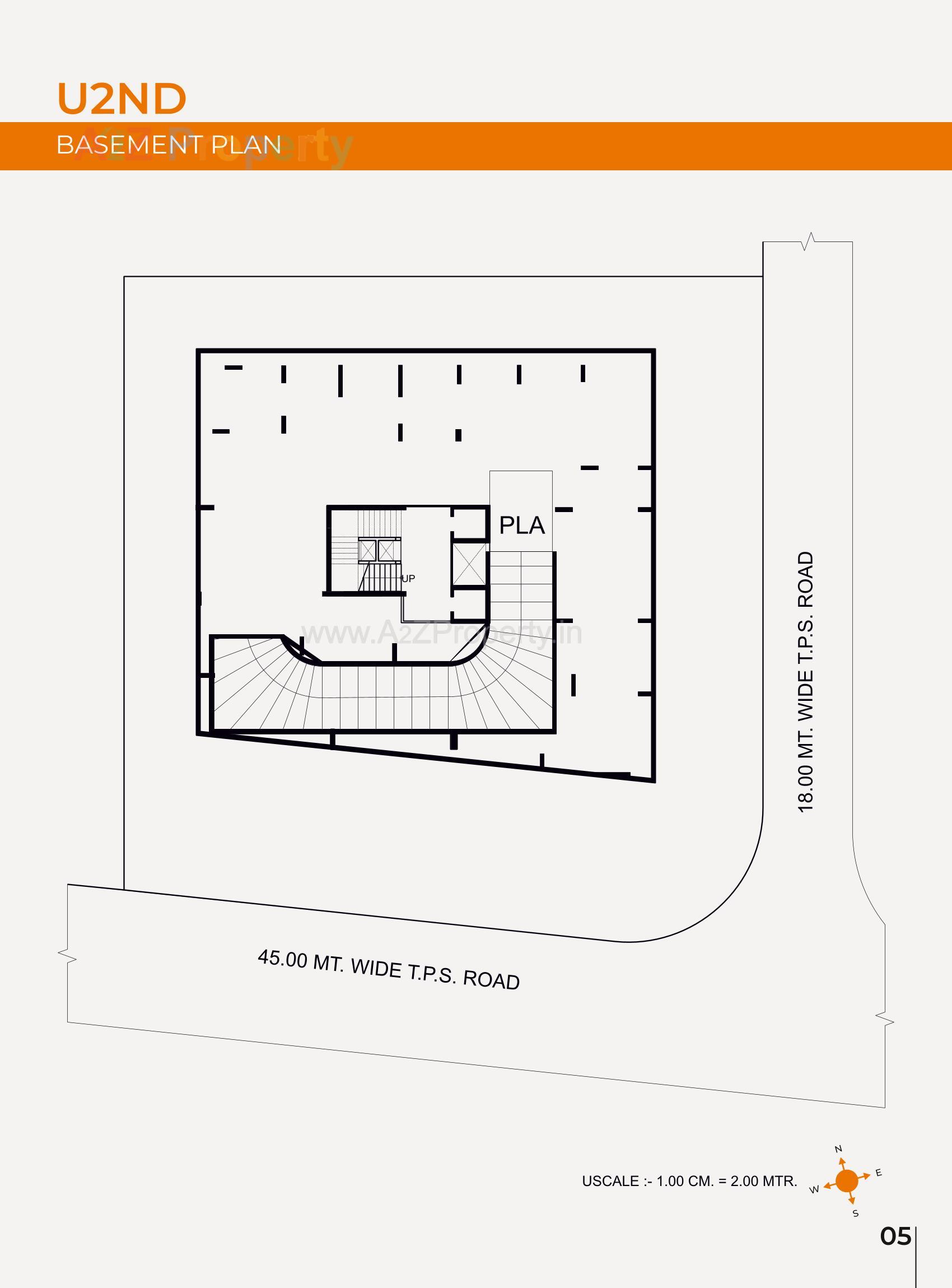 Layout of real estate project Gamara Exotica located at Ghuma, Ahmedabad, Gujarat