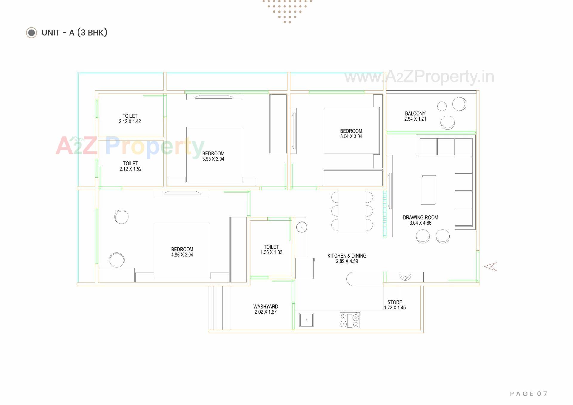Layout of real estate project Gamara Hills located at Shela, Ahmedabad, Gujarat
