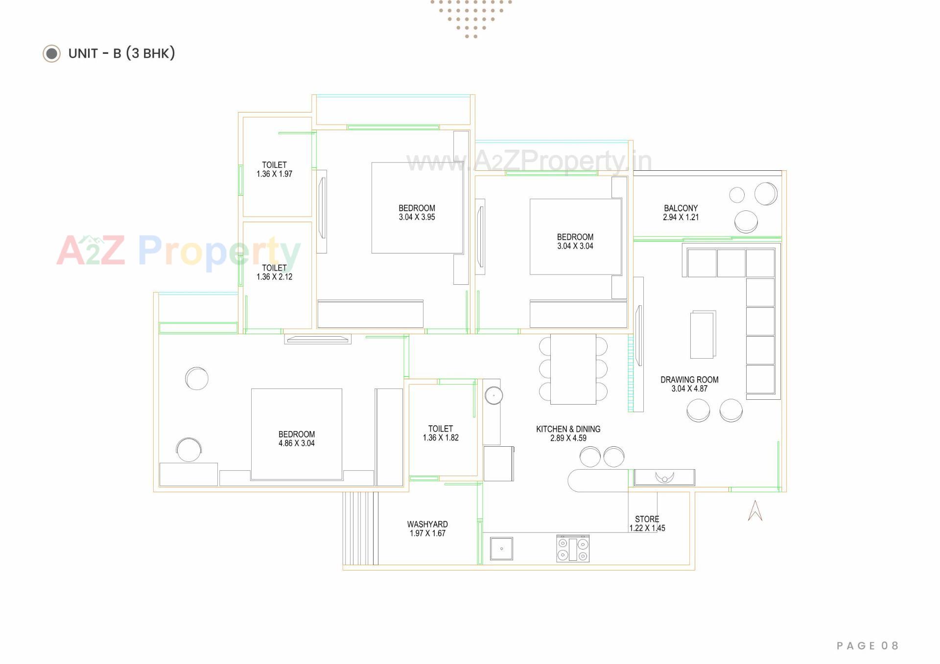 Layout of real estate project Gamara Hills located at Shela, Ahmedabad, Gujarat