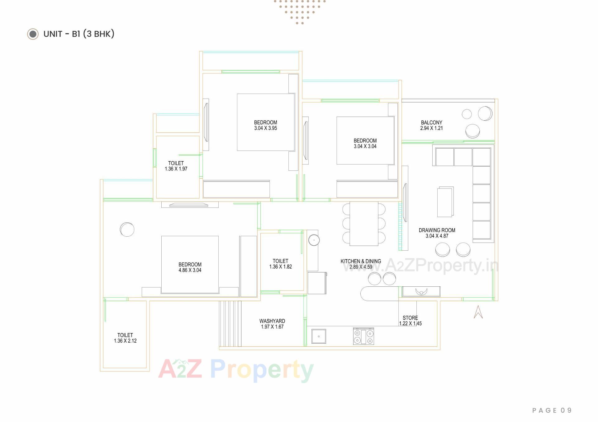 Layout of real estate project Gamara Hills located at Shela, Ahmedabad, Gujarat