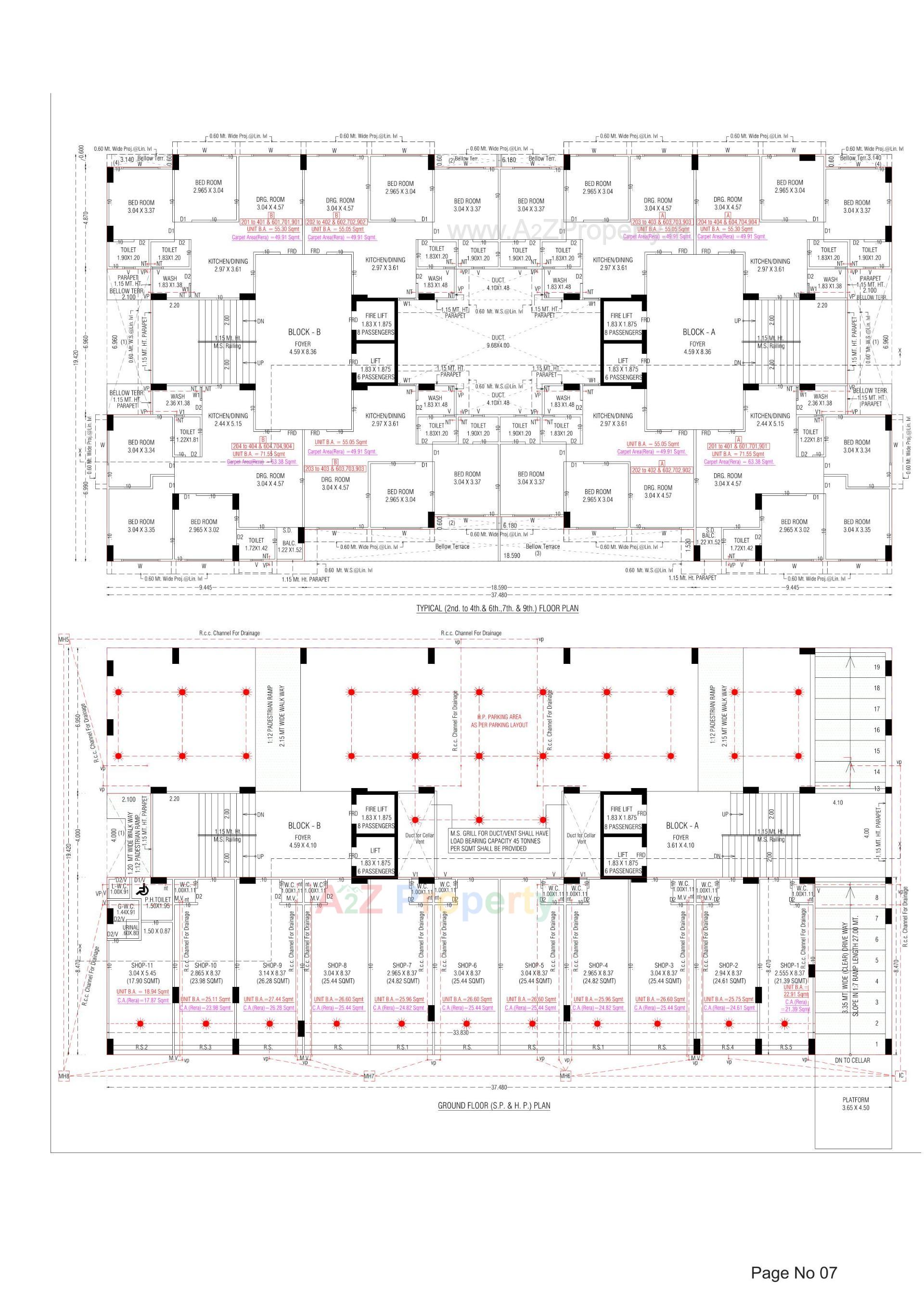 Layout of real estate project Ganesh Arise located at Vatva, Ahmedabad, Gujarat