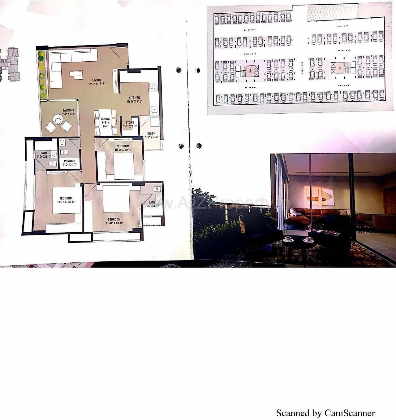 Layout of real estate project Ganesh Emerald located at Chenpur, Ahmedabad, Gujarat