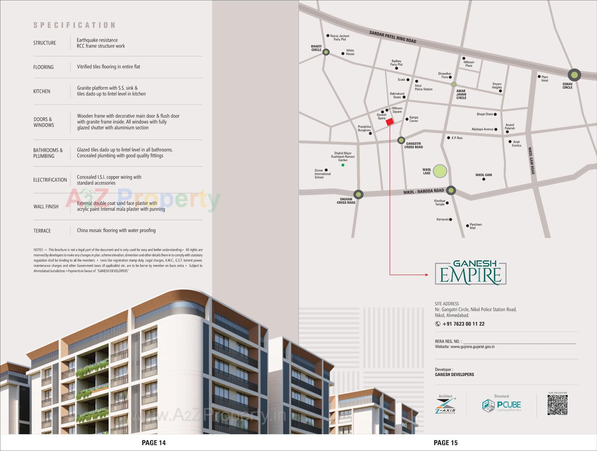  of real estate project Ganesh Empire located at Nikol, Ahmedabad, Gujarat