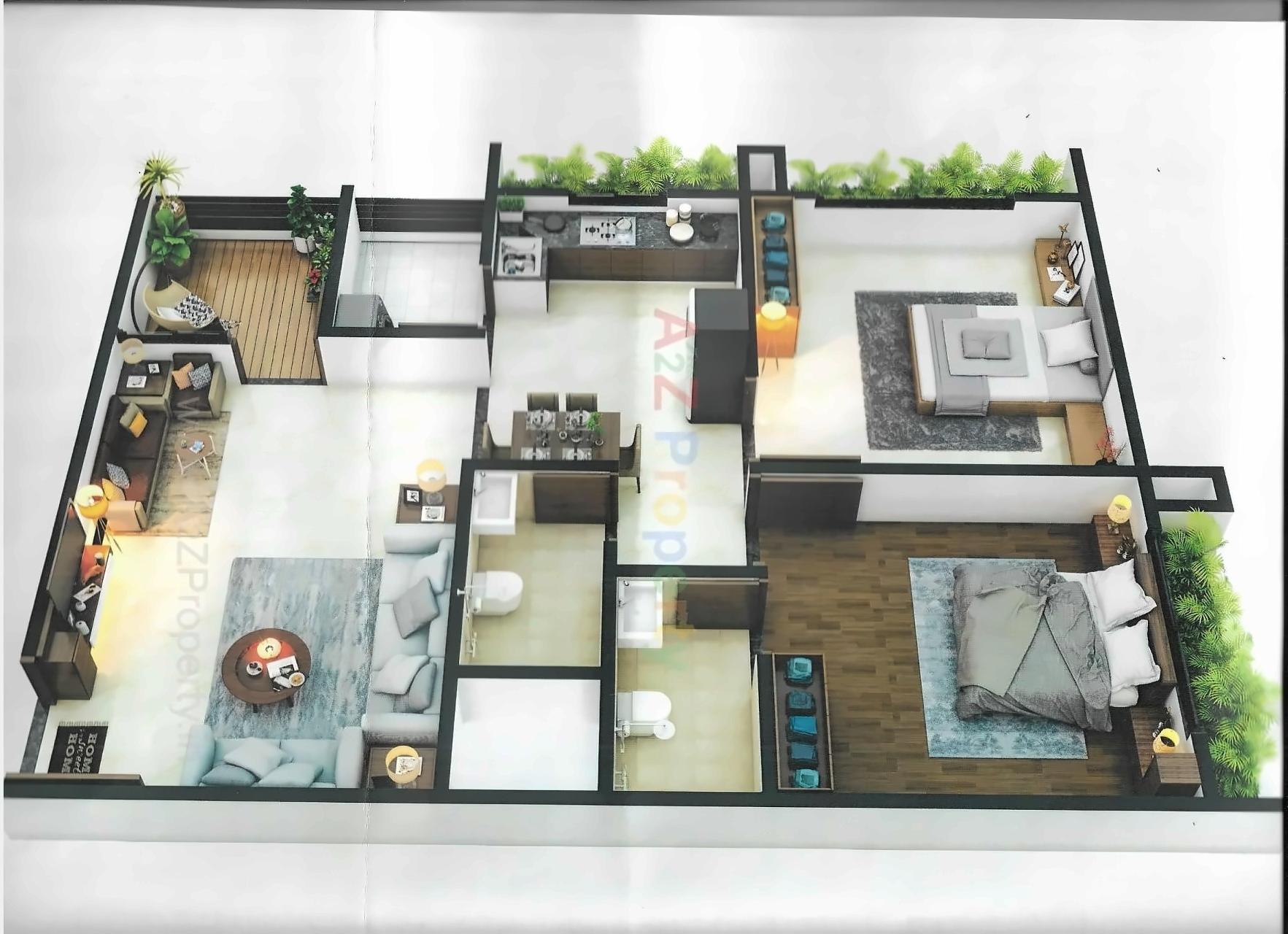 Layout of real estate project Ganesh Heights located at Vatva, Ahmedabad, Gujarat