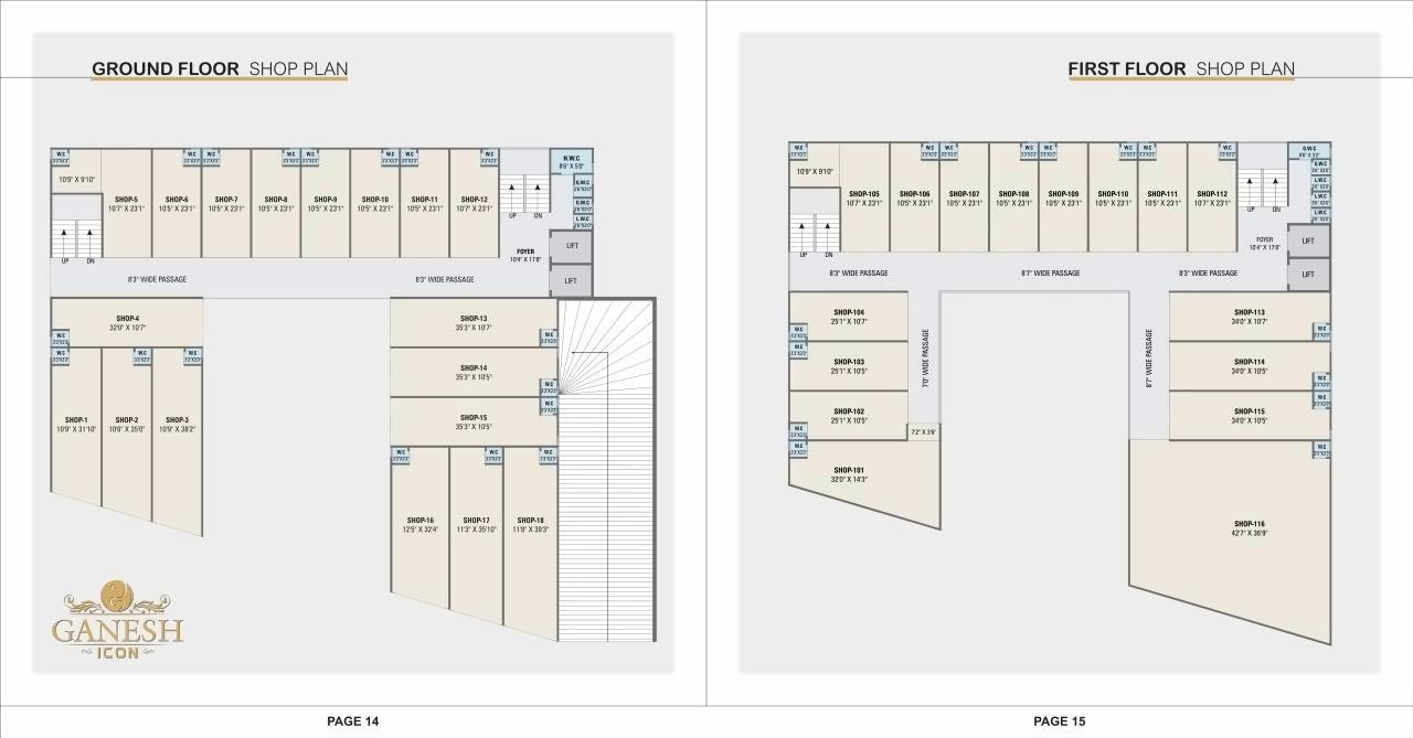 Layout of real estate project Ganesh Icon Ganesh Heights located at Muthia, Ahmedabad, Gujarat