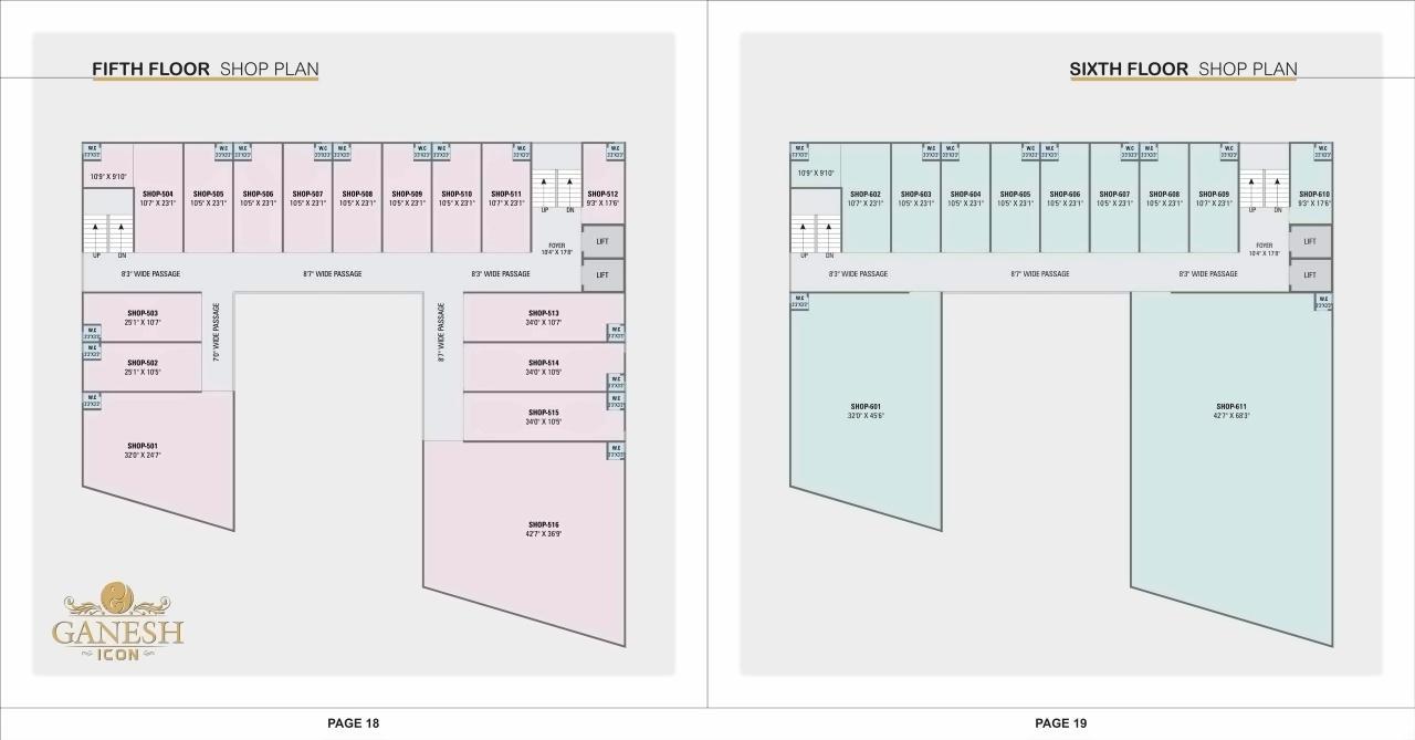 Layout of real estate project Ganesh Icon Ganesh Heights located at Muthia, Ahmedabad, Gujarat