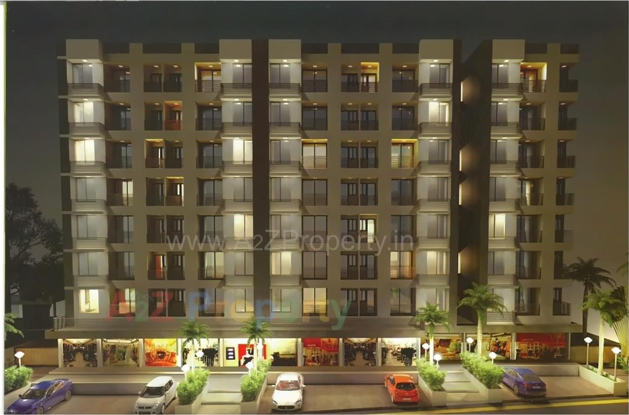 3D Elevation of real estate project Ganesh Icon located at Khodiyar, Ahmedabad, Gujarat