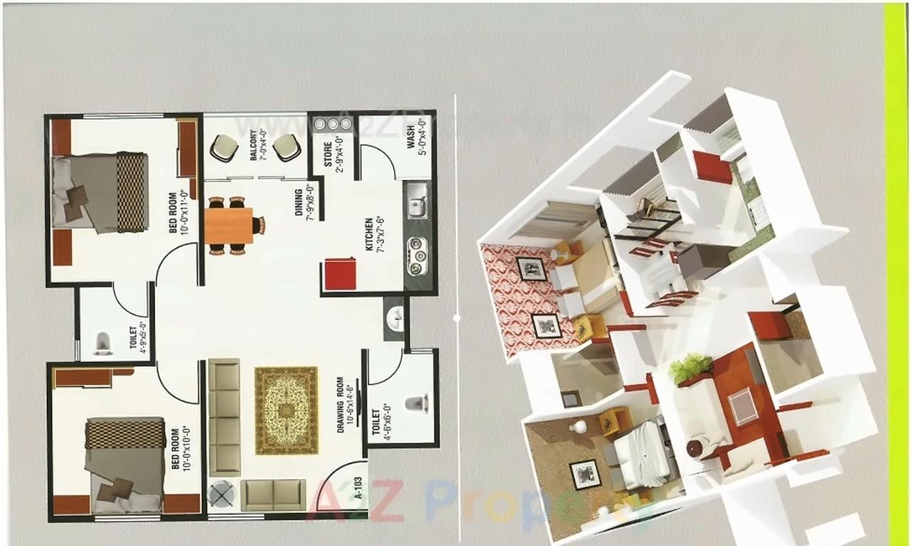 Layout of real estate project Ganesh Icon located at Khodiyar, Ahmedabad, Gujarat