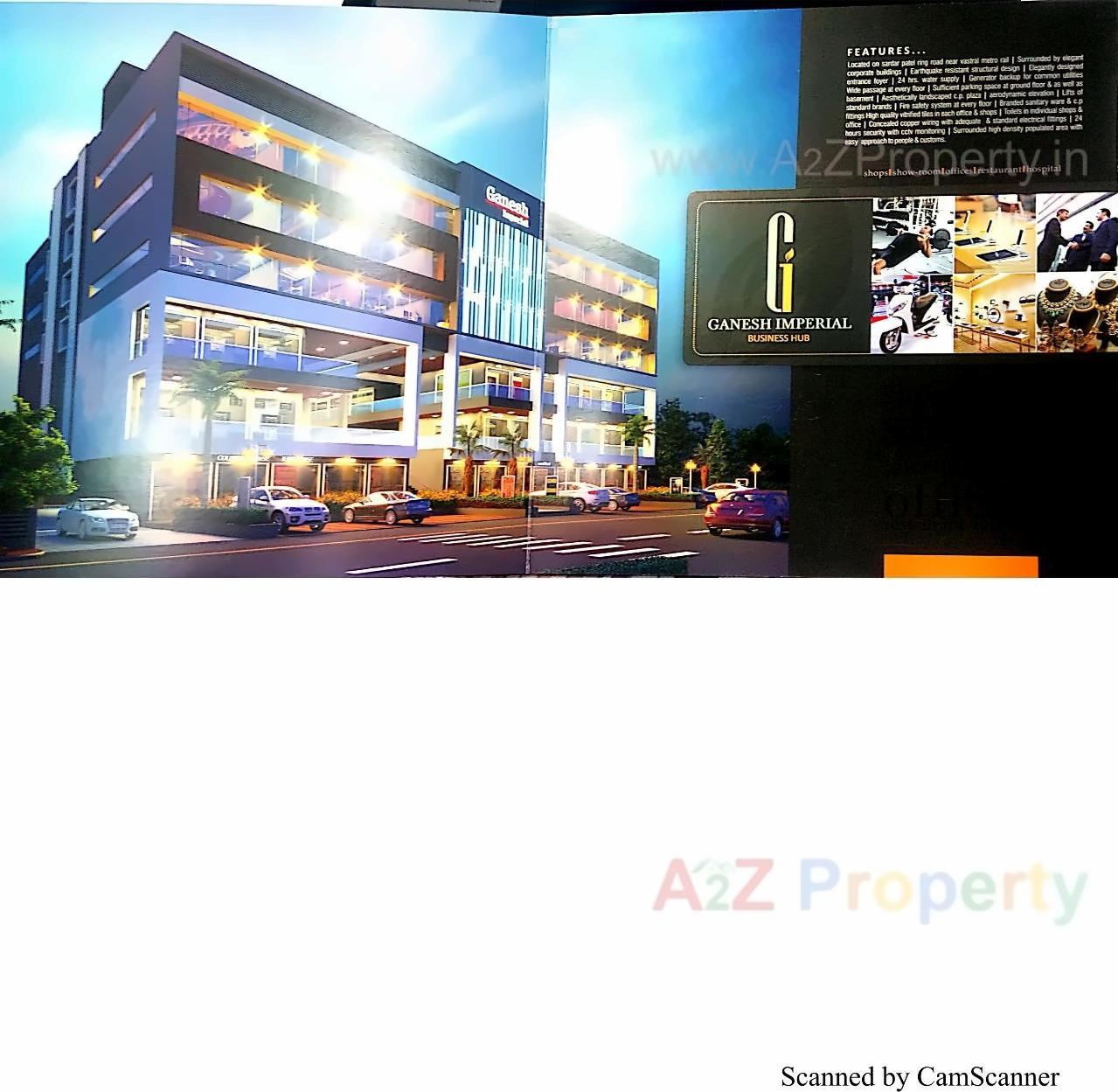3D Elevation of real estate project Ganesh Imperial located at Vastral, Ahmedabad, Gujarat
