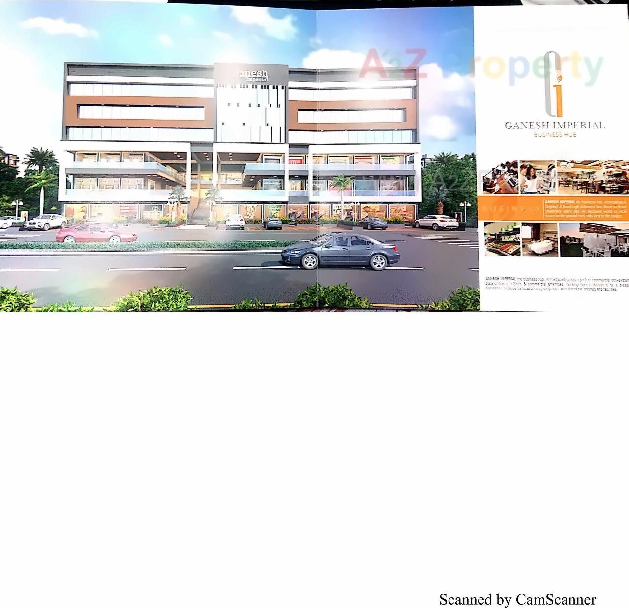 3D Elevation of real estate project Ganesh Imperial located at Vastral, Ahmedabad, Gujarat