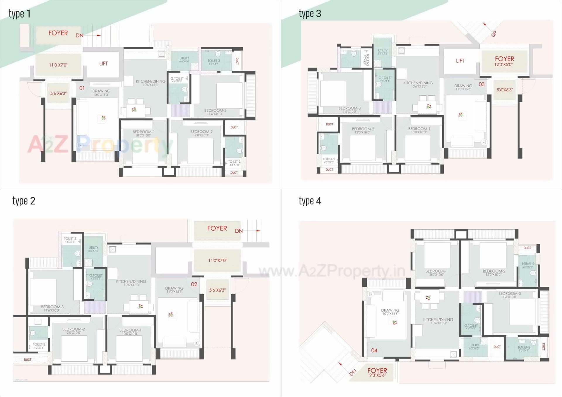 Layout of real estate project Ganesh Pride located at Ahmedabad, Ahmedabad, Gujarat