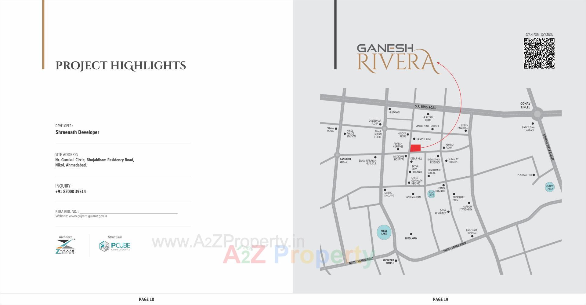  of real estate project Ganesh Rivera located at Nikol, Ahmedabad, Gujarat