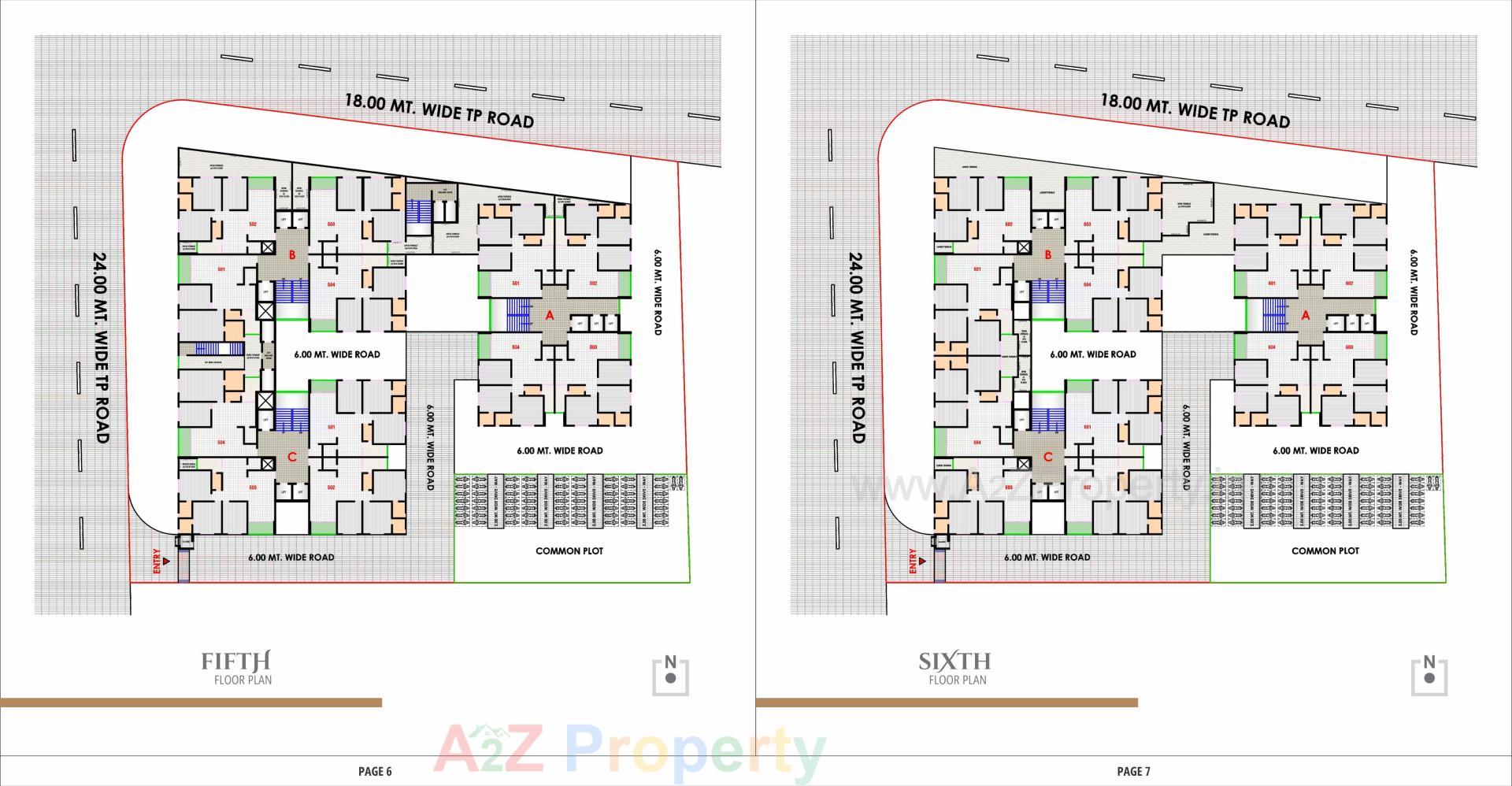 Layout of real estate project Ganesh Rivera located at Nikol, Ahmedabad, Gujarat