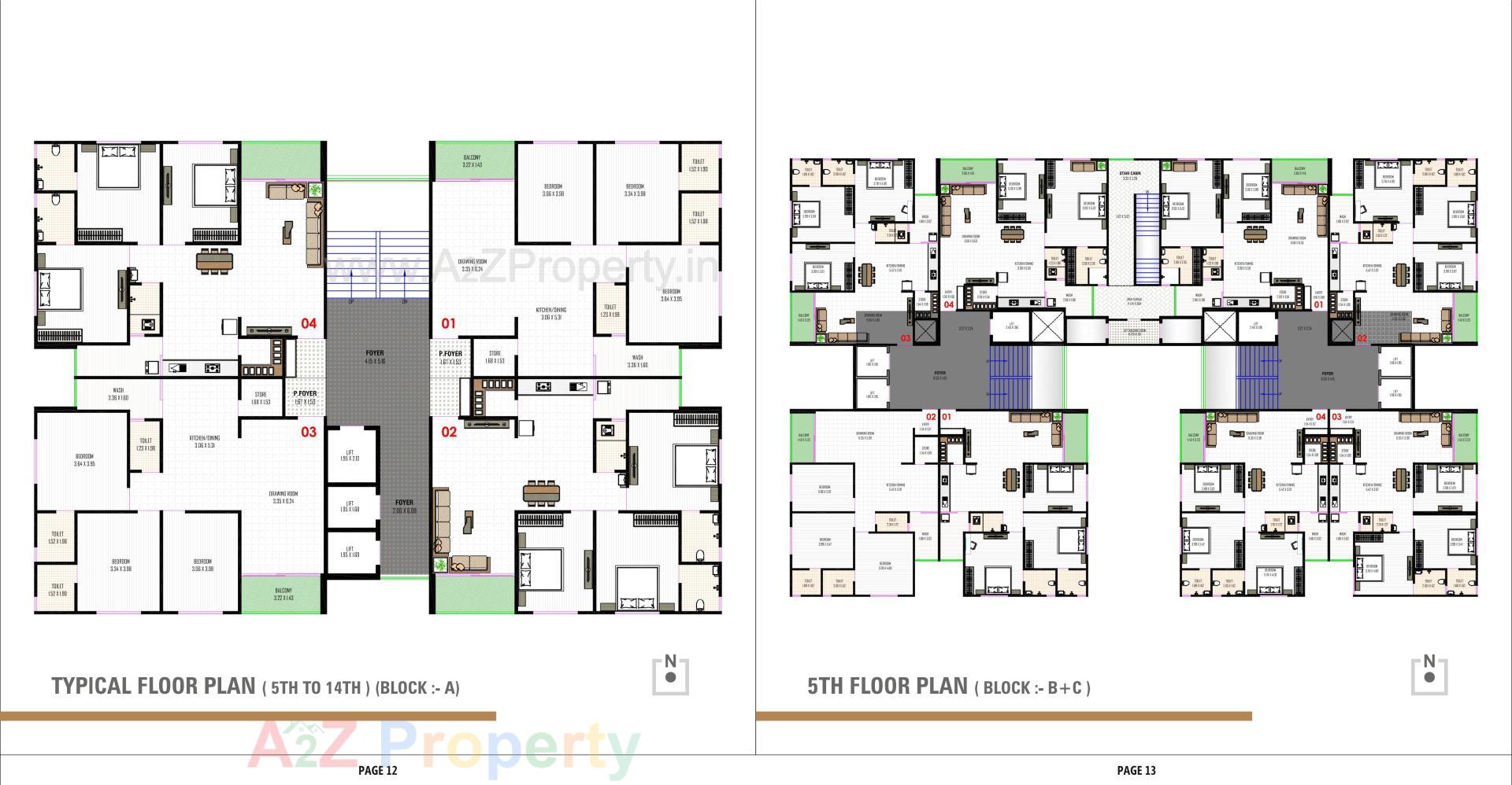 Layout of real estate project Ganesh Rivera located at Nikol, Ahmedabad, Gujarat