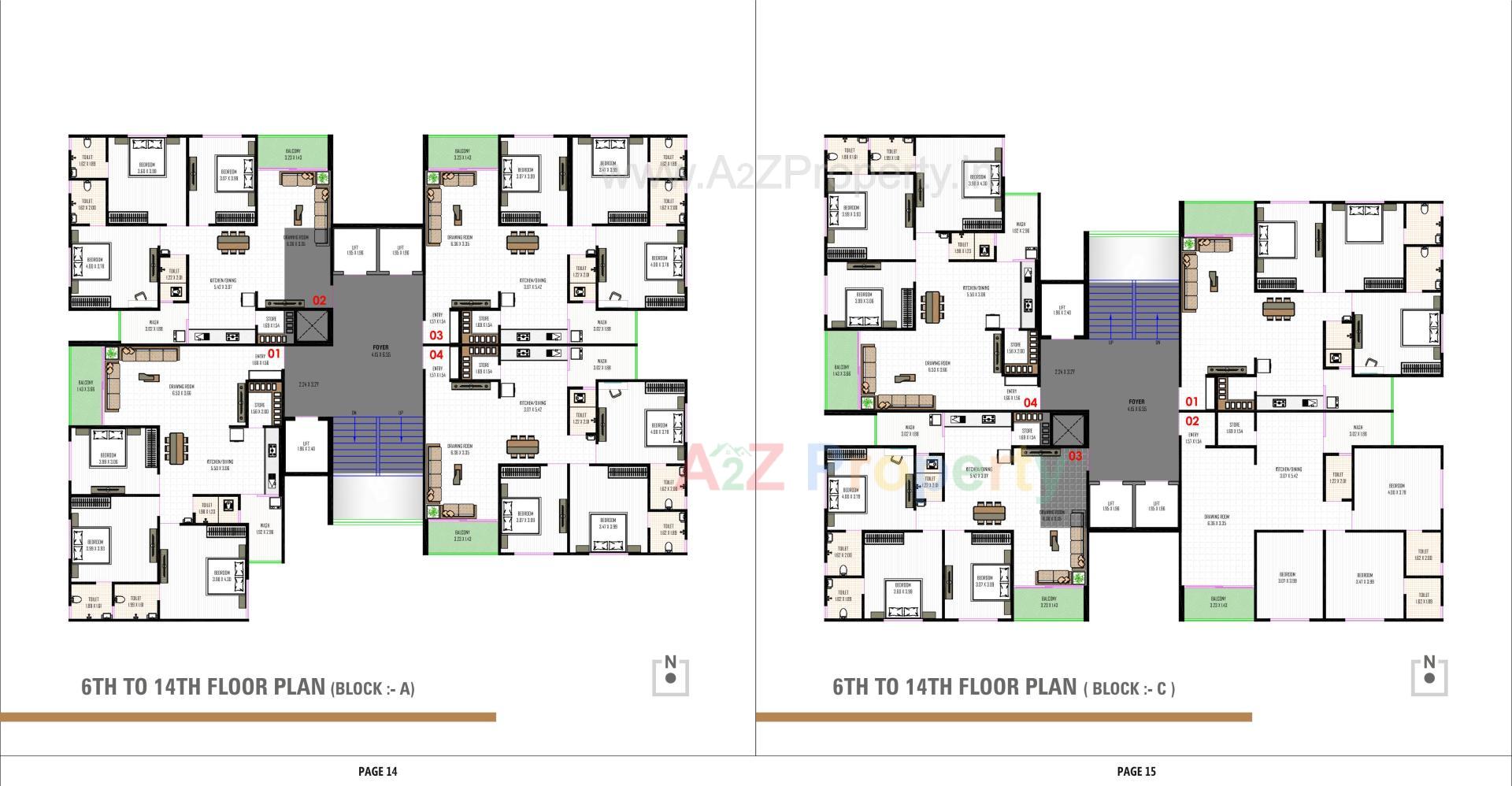 Layout of real estate project Ganesh Rivera located at Nikol, Ahmedabad, Gujarat