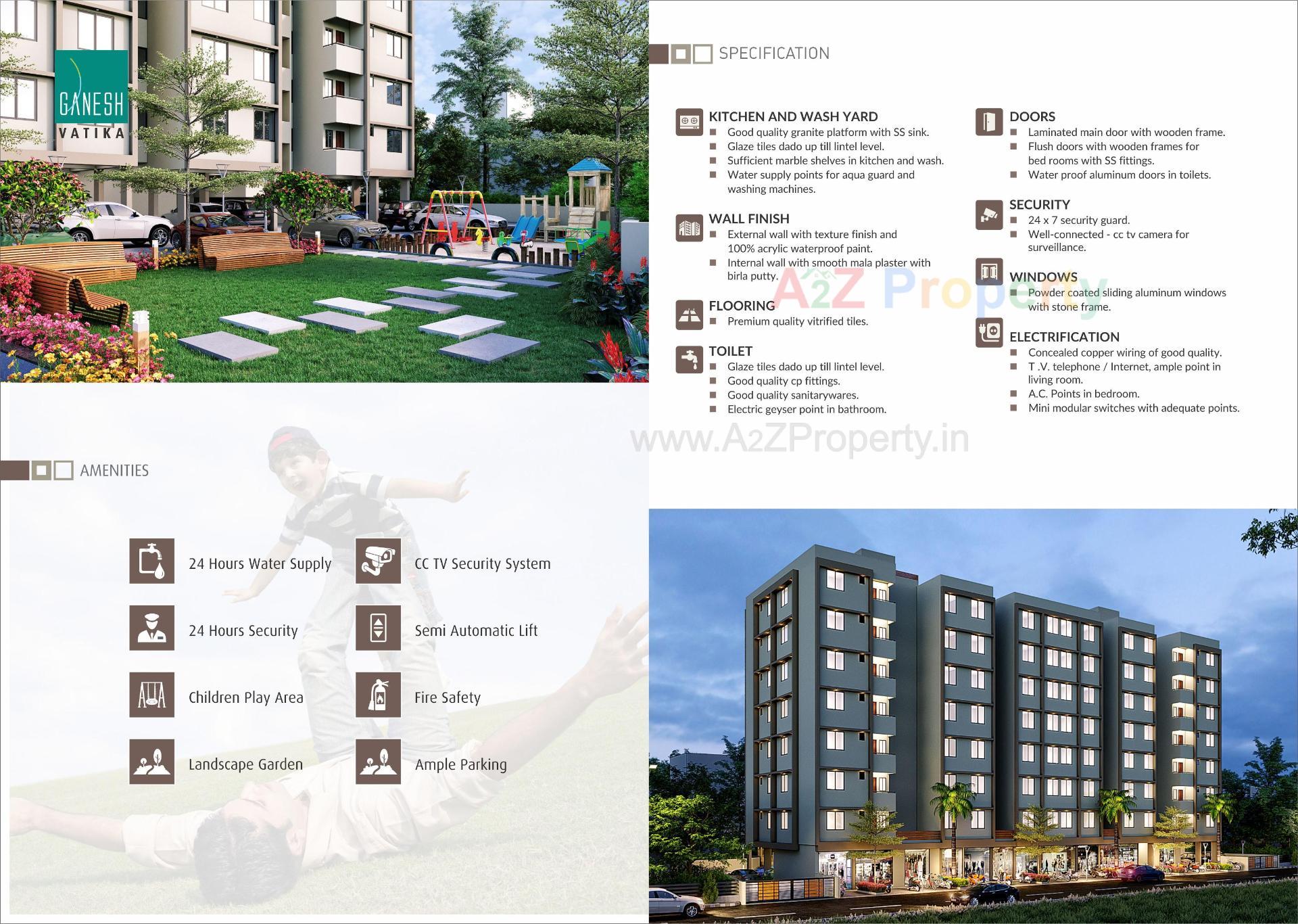  of real estate project Ganesh Vatika located at Chenpur, Ahmedabad, Gujarat