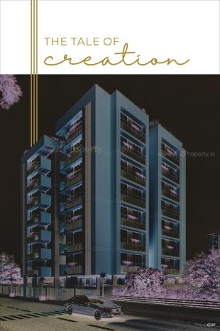 Elevation of real estate project Gauravi Apartment located at Vastrapur, Ahmedabad, Gujarat
