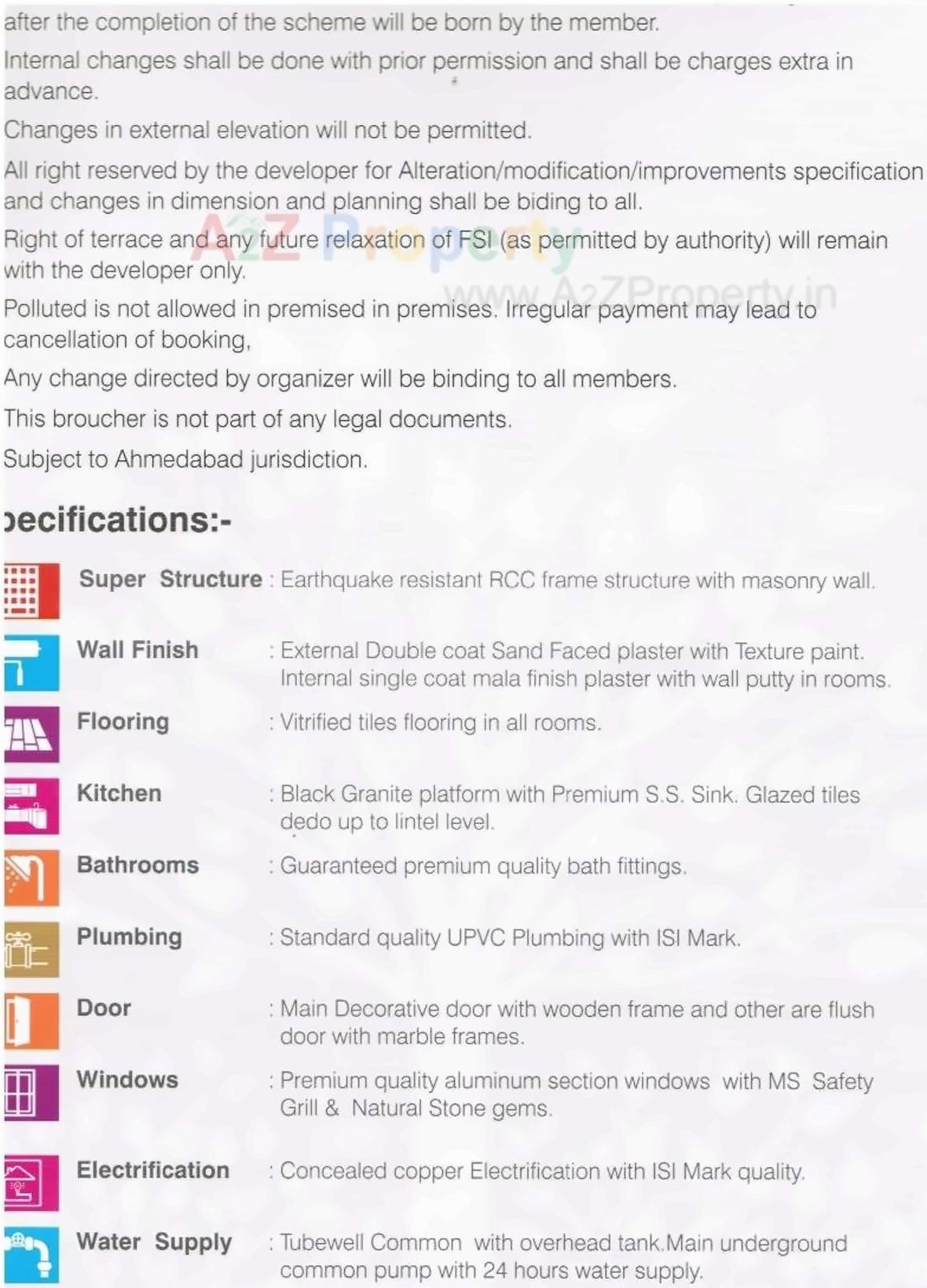  of real estate project Gayatri Exotica Block E, located at Laxmipura, Ahmedabad, Gujarat