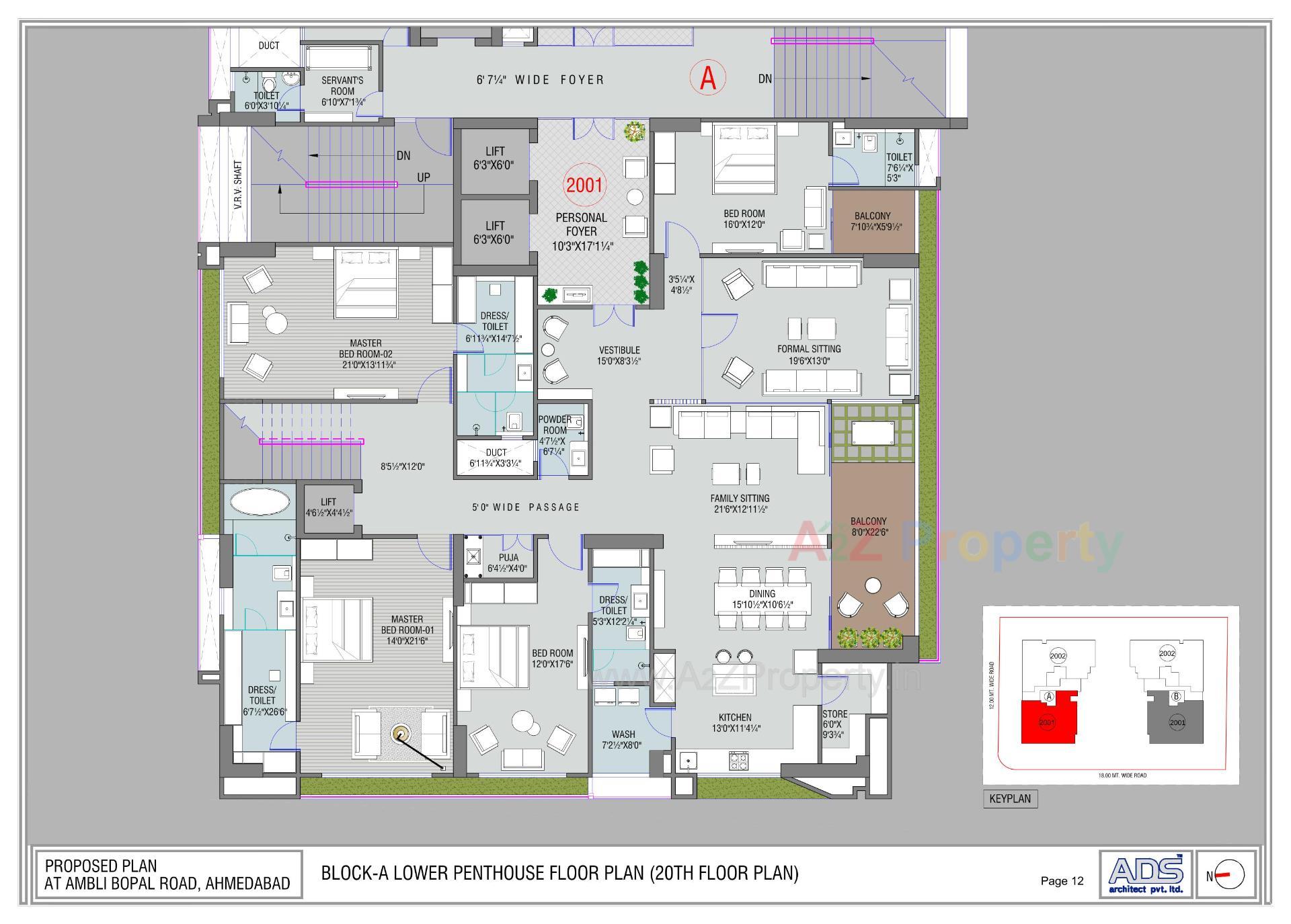 Layout of real estate project Gharana located at Vejalpur, Ahmedabad, Gujarat