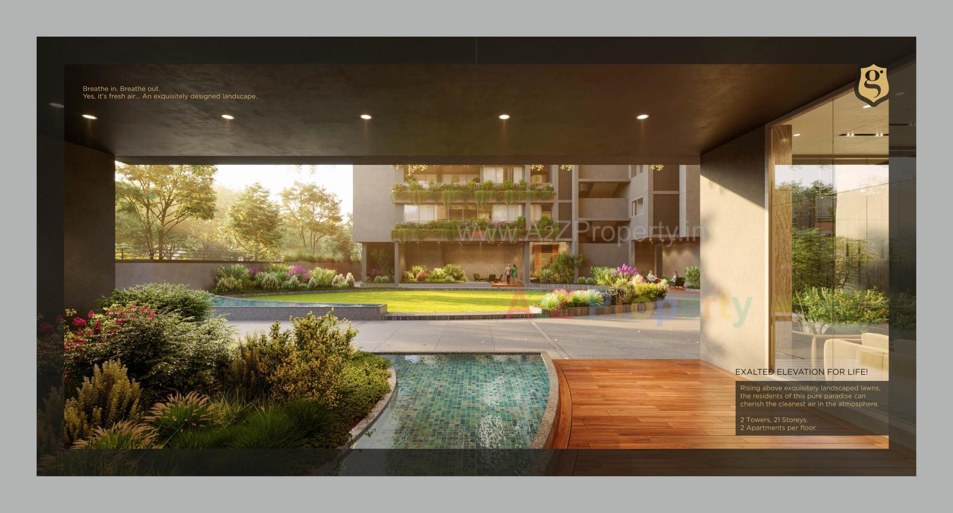 3D Elevation of real estate project Gharana located at Vejalpur, Ahmedabad, Gujarat