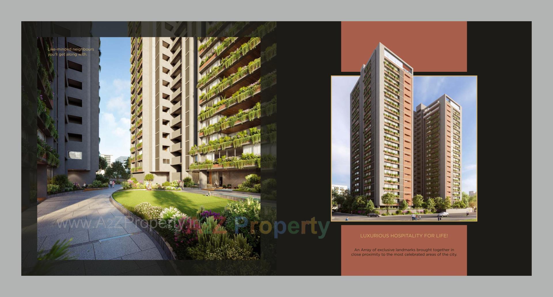 3D Elevation of real estate project Gharana located at Vejalpur, Ahmedabad, Gujarat