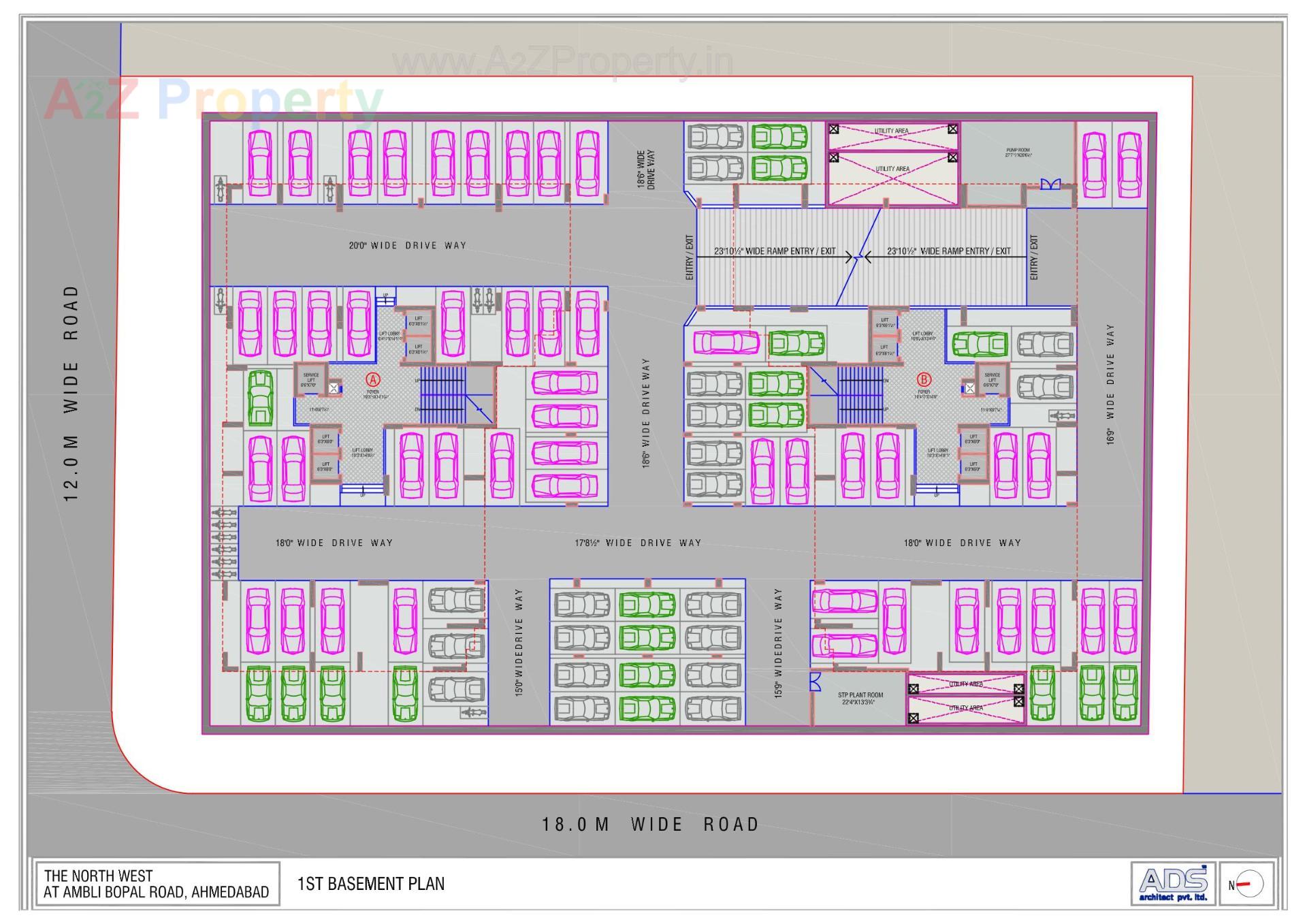 Layout of real estate project Gharana located at Vejalpur, Ahmedabad, Gujarat