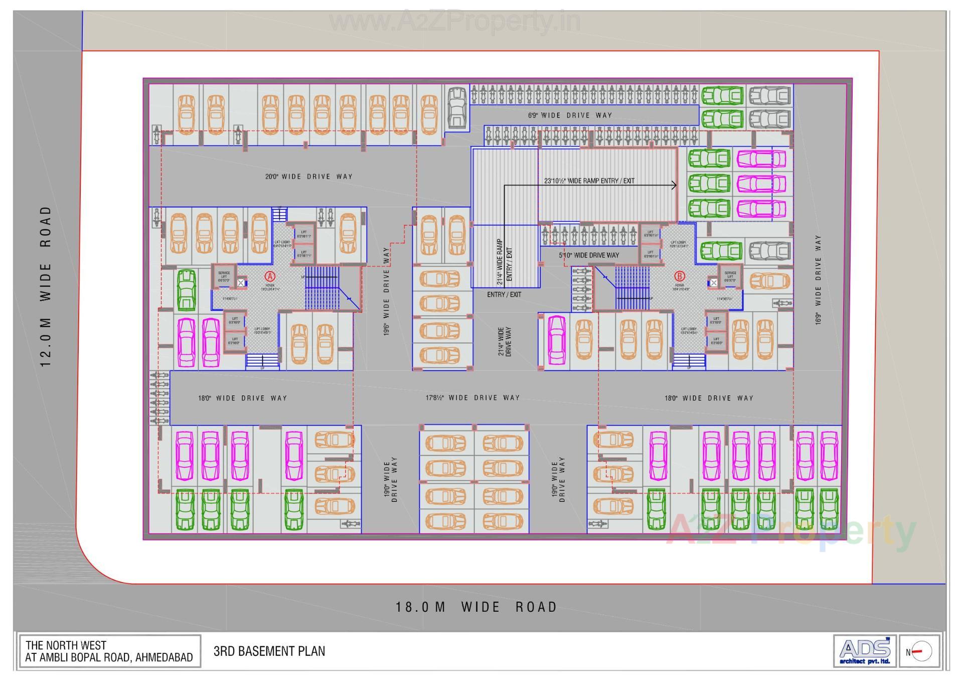 Layout of real estate project Gharana located at Vejalpur, Ahmedabad, Gujarat