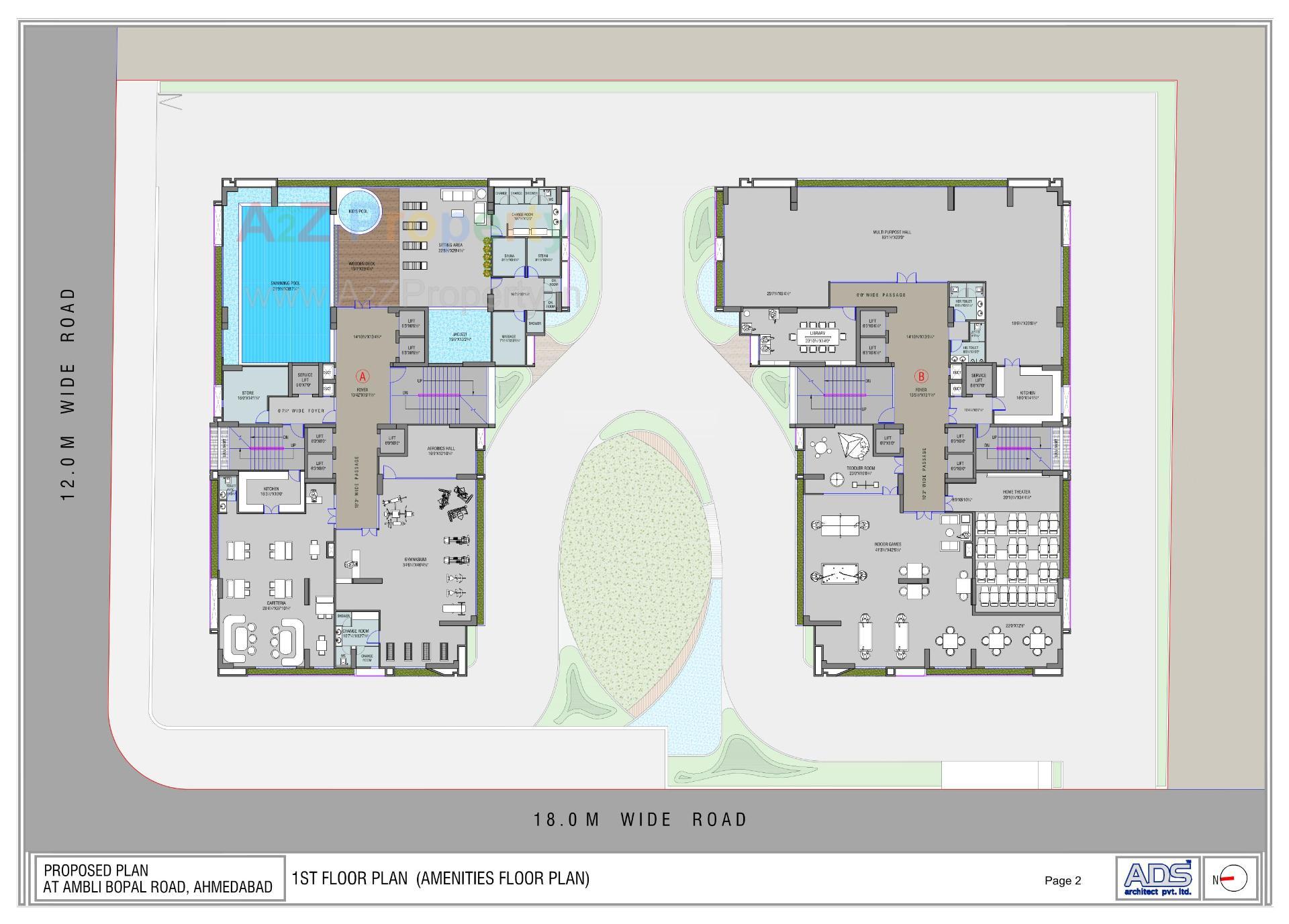 Layout of real estate project Gharana located at Vejalpur, Ahmedabad, Gujarat