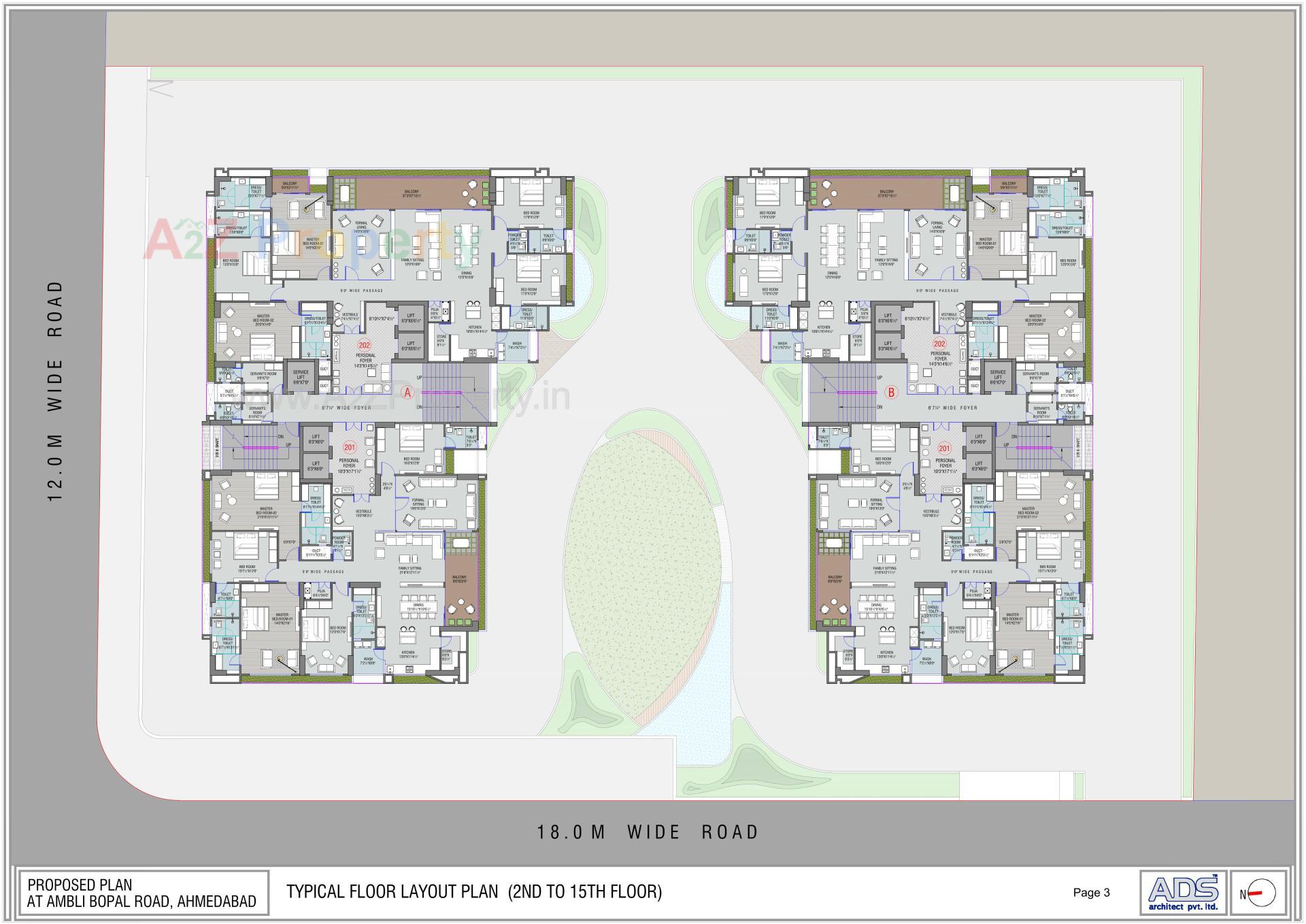 Layout of real estate project Gharana located at Vejalpur, Ahmedabad, Gujarat
