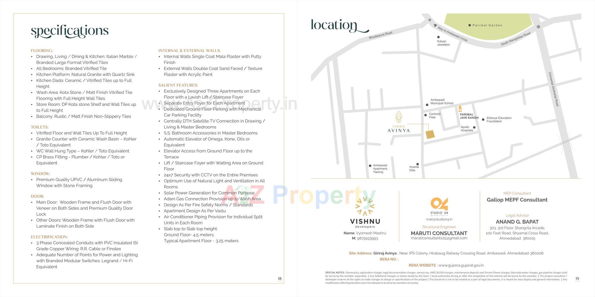  of real estate project Giriraj Avinya located at Chhadavad, Ahmedabad, Gujarat