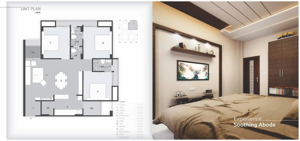 Layout of real estate project Giriraj Flats located at Rajpur-hirpur, Ahmedabad, Gujarat