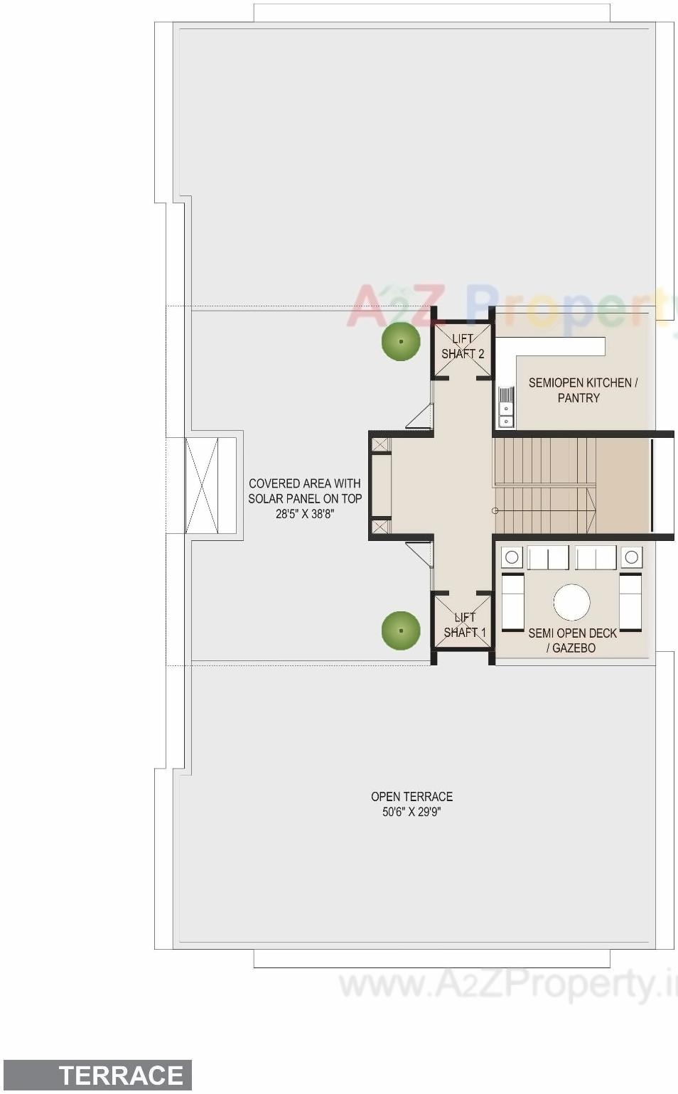 Layout of real estate project Giriraj Horizon located at Gulbai-tekra, Ahmedabad, Gujarat