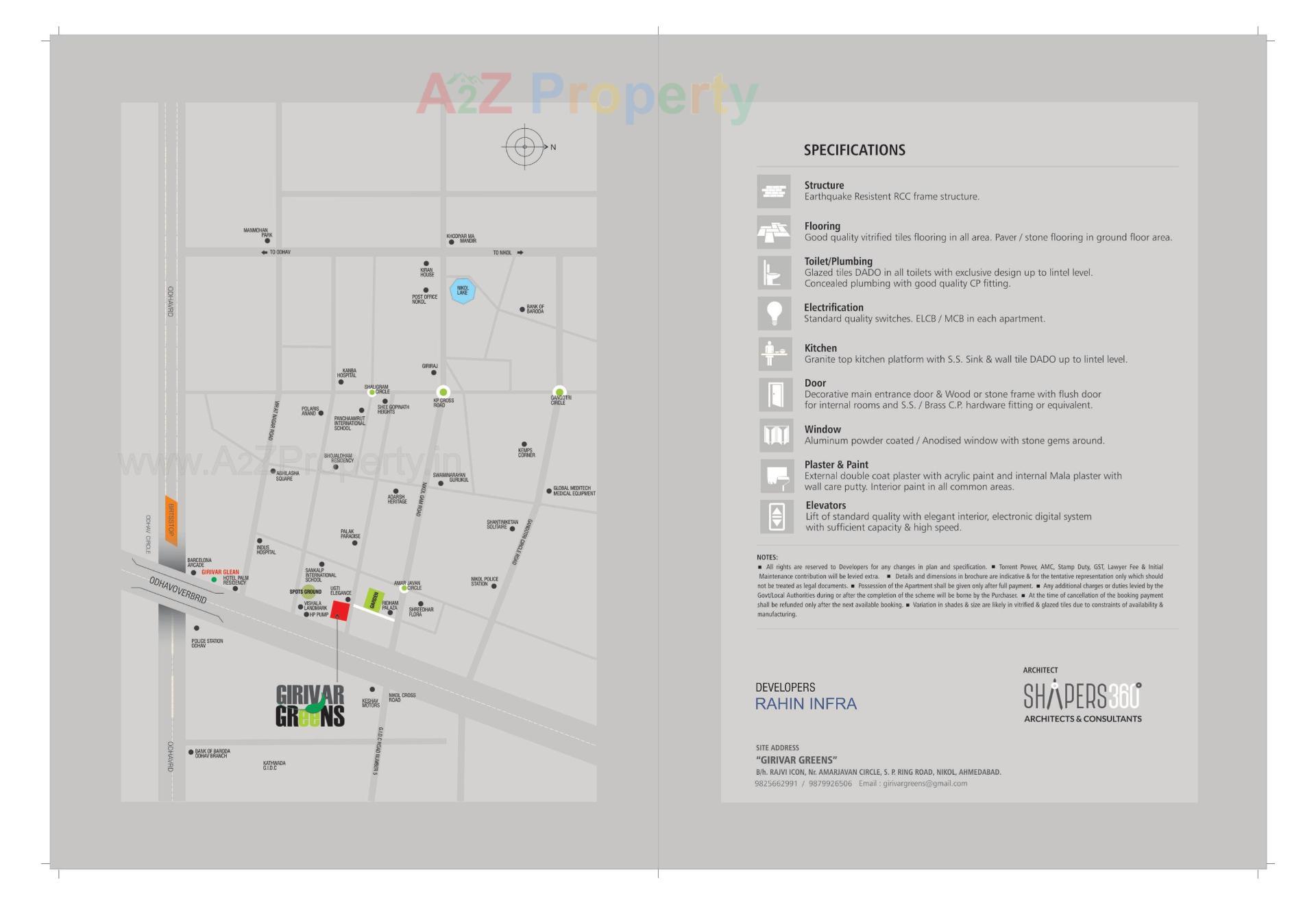  of real estate project Girivar Greens located at Nikol, Ahmedabad, Gujarat